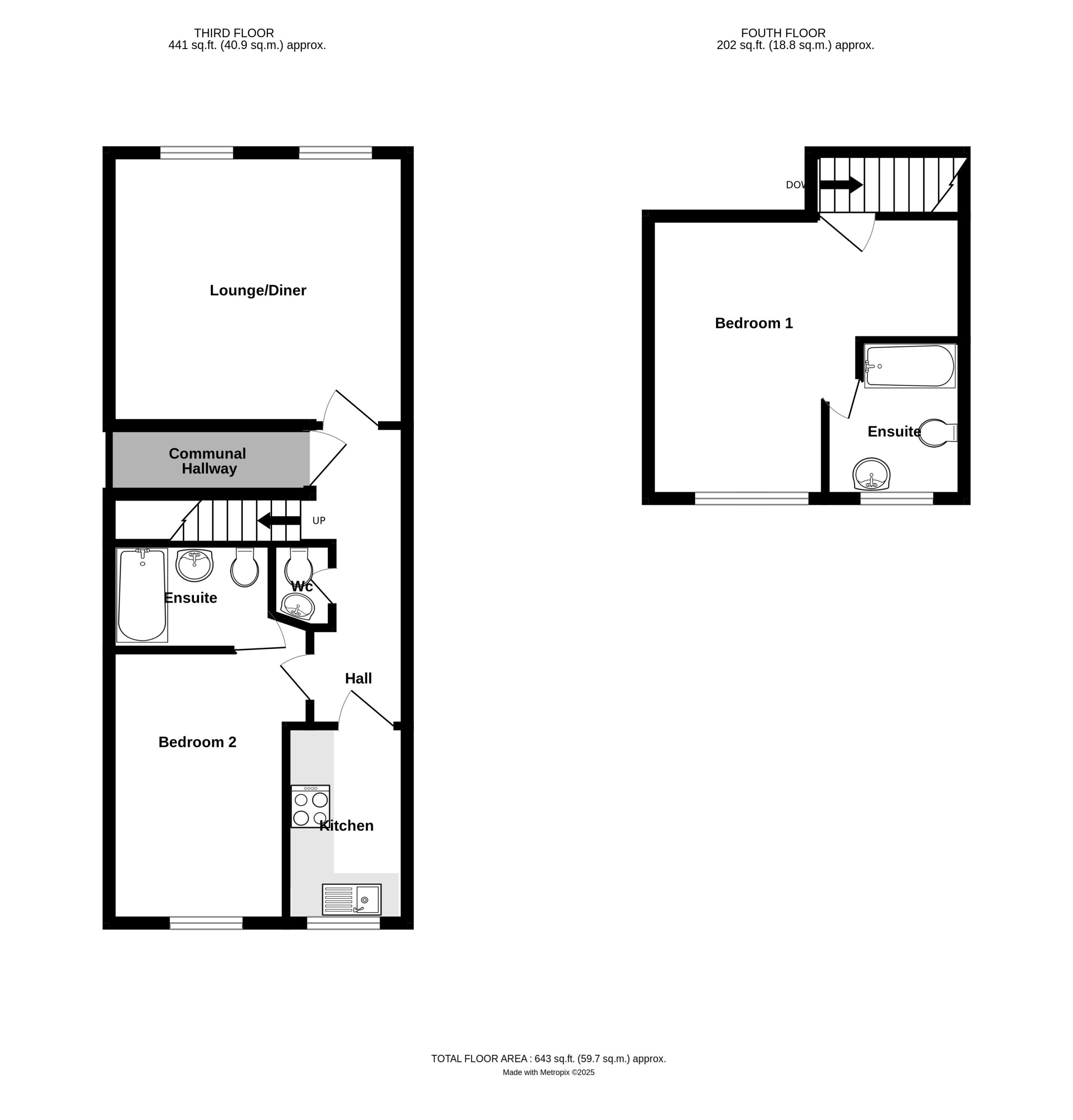 Flat 4, 15 Sausmarez Street, St Peter Port floorplan