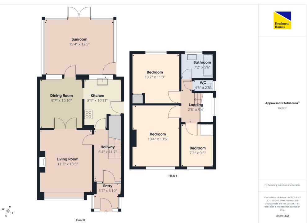 14, The Dell, Fulwood floorplan