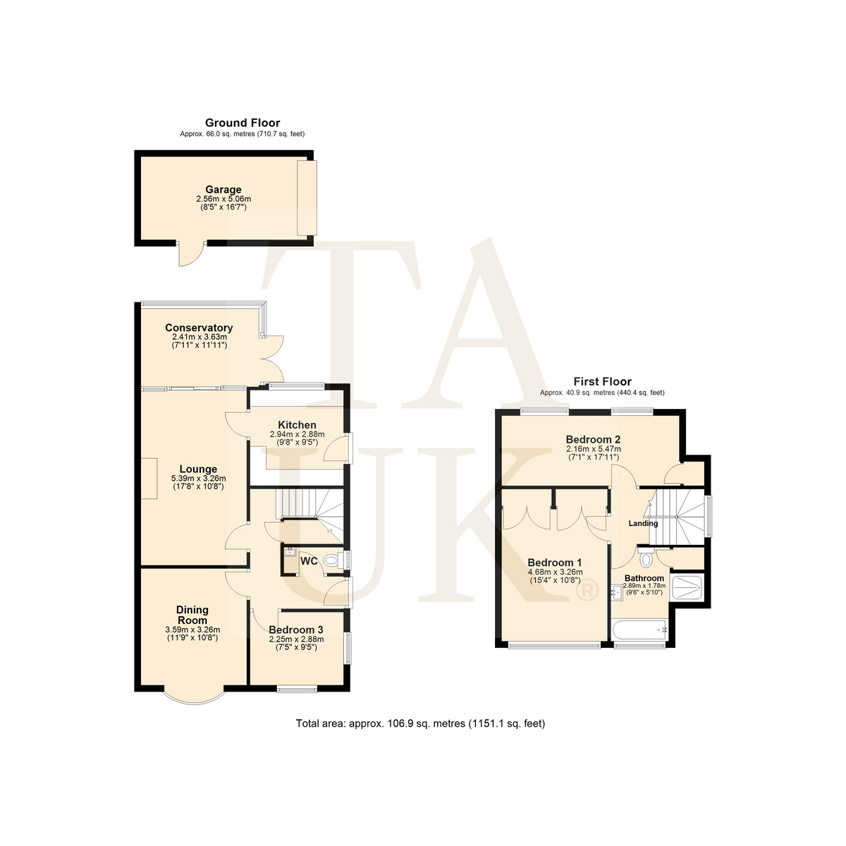 21, Burlish Close, Stourport-on-severn floorplan