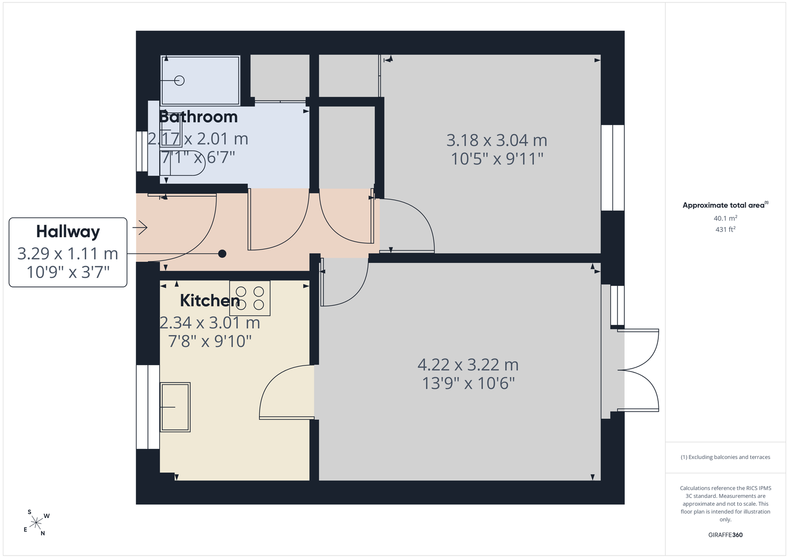 7, Richmond Court, Paignton floorplan