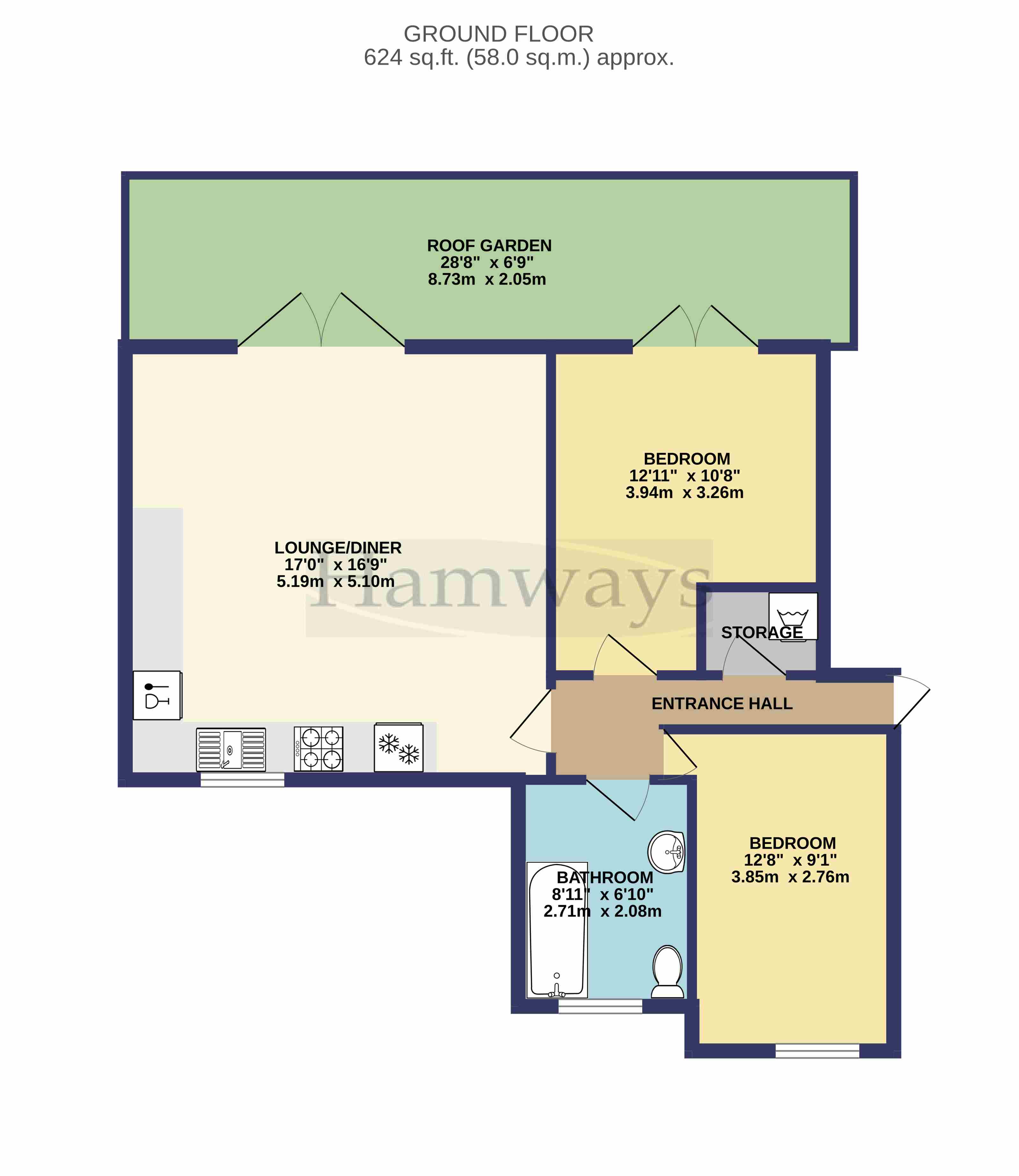 9a Mapperley Close, New Wanstead, London floorplan