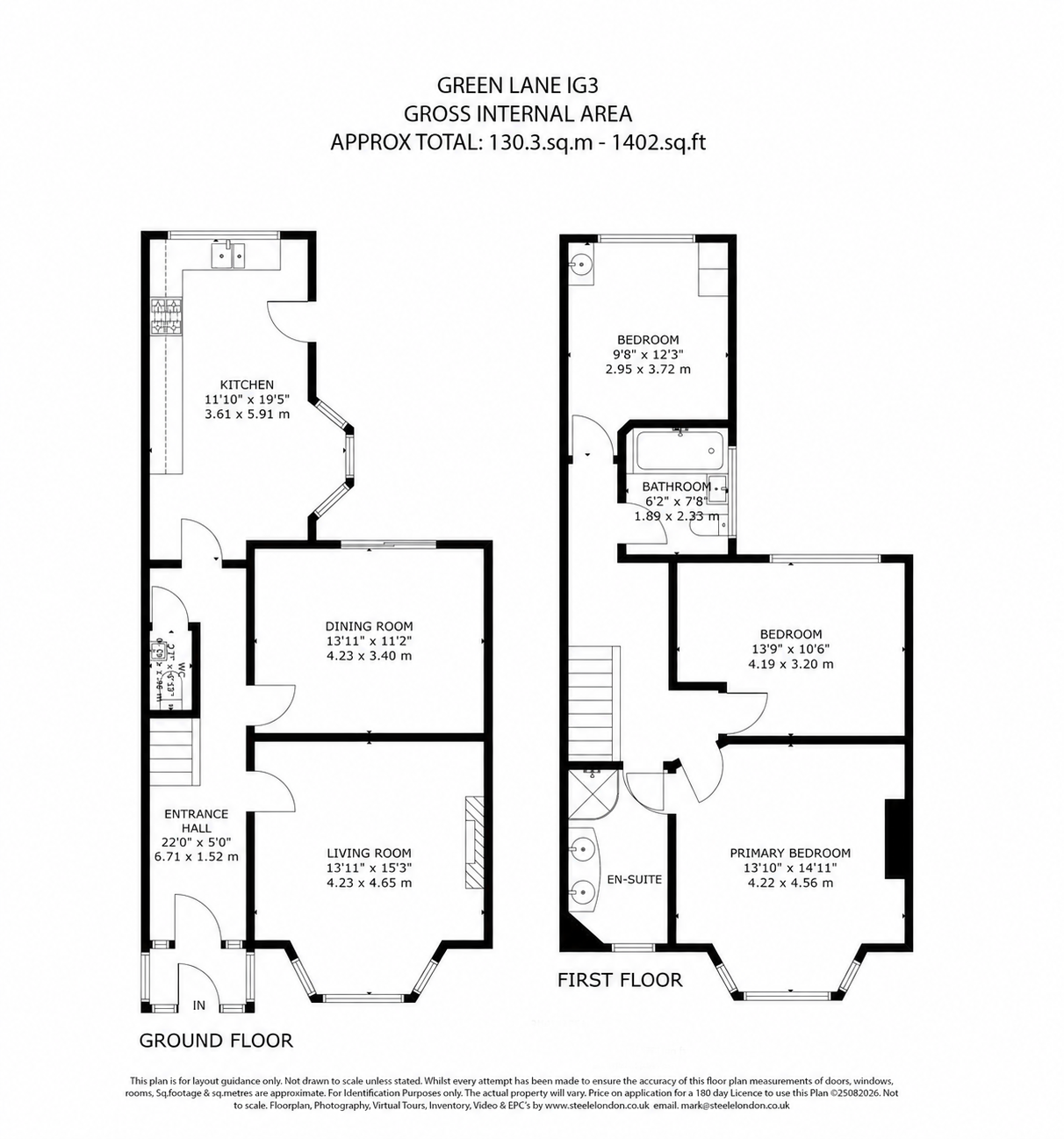 578 Green Lane, Ilford floorplan