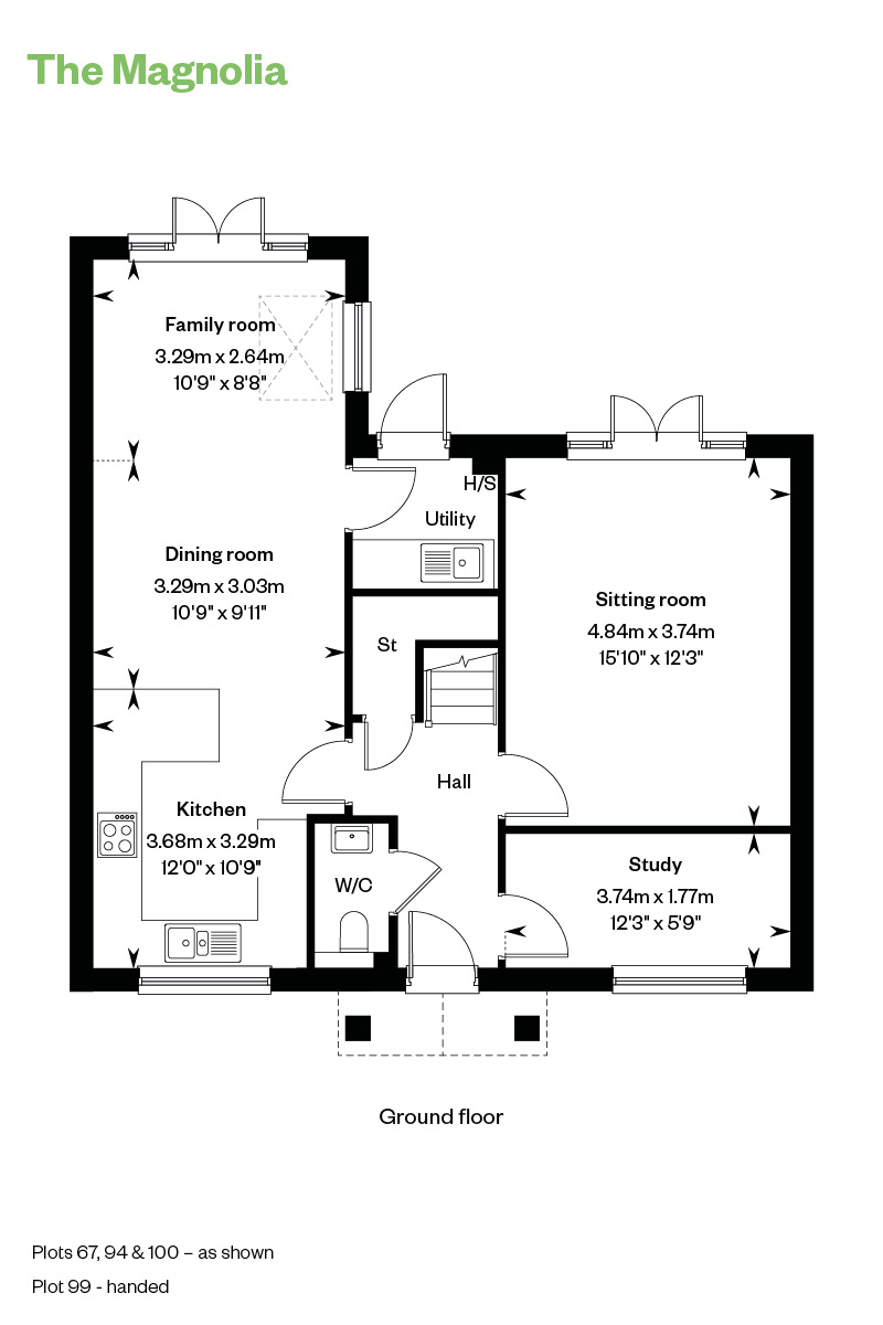 94, Worting Park Avenue, Off Worting Road, Basingstoke, Rg23 8Fa floorplan