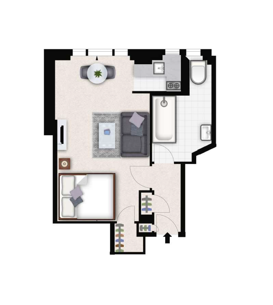 Flat 68, 39, Hill Street, London floorplan