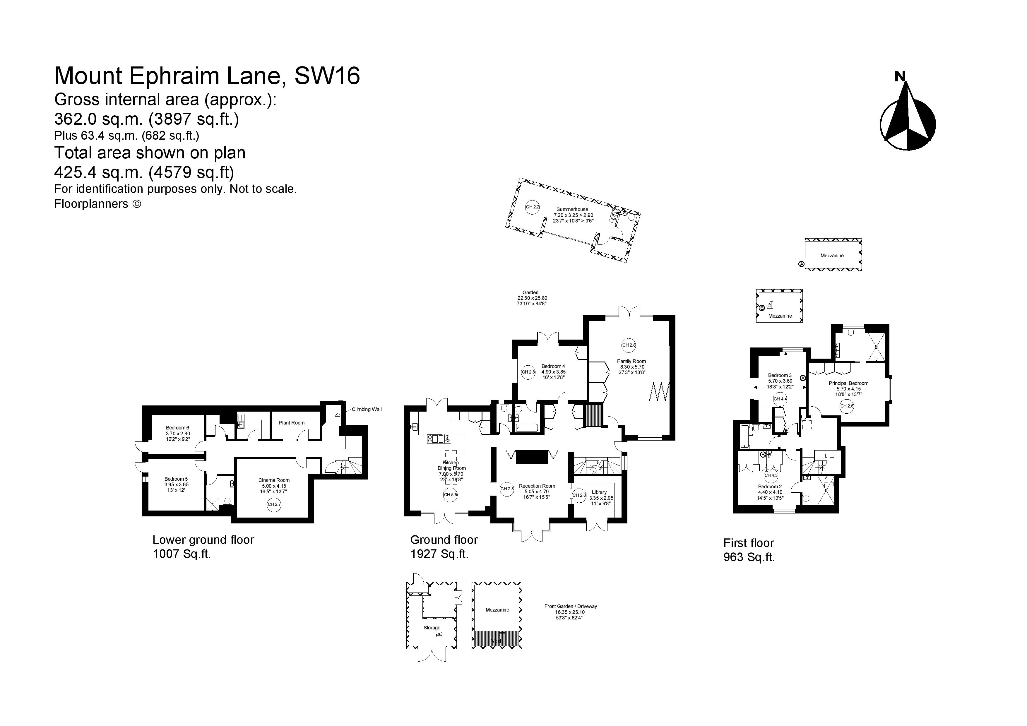 53, Mount Ephraim Lane, London floorplan
