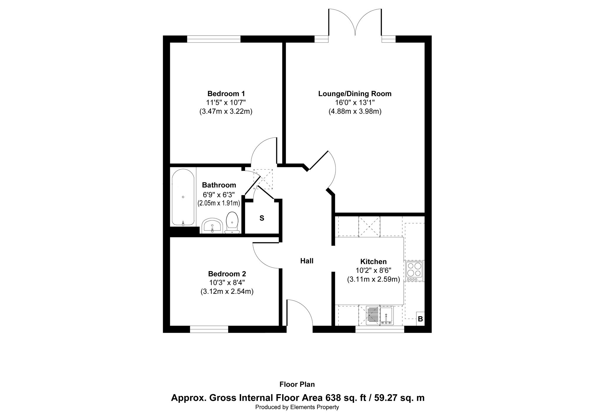 13, Kiln Drive, Loughborough floorplan