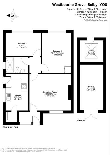 49, Westbourne Grove, Selby floorplan
