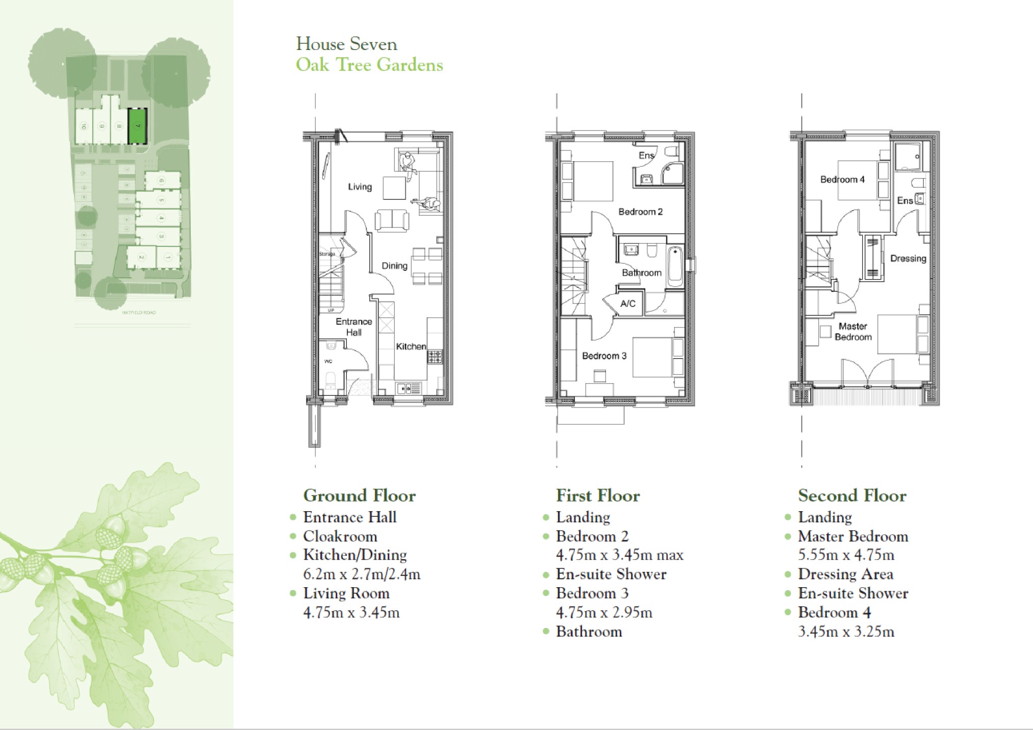 4 Bedrooms Town house for sale in Oak Tree Gardens, St Albans, Hertfordshire AL1