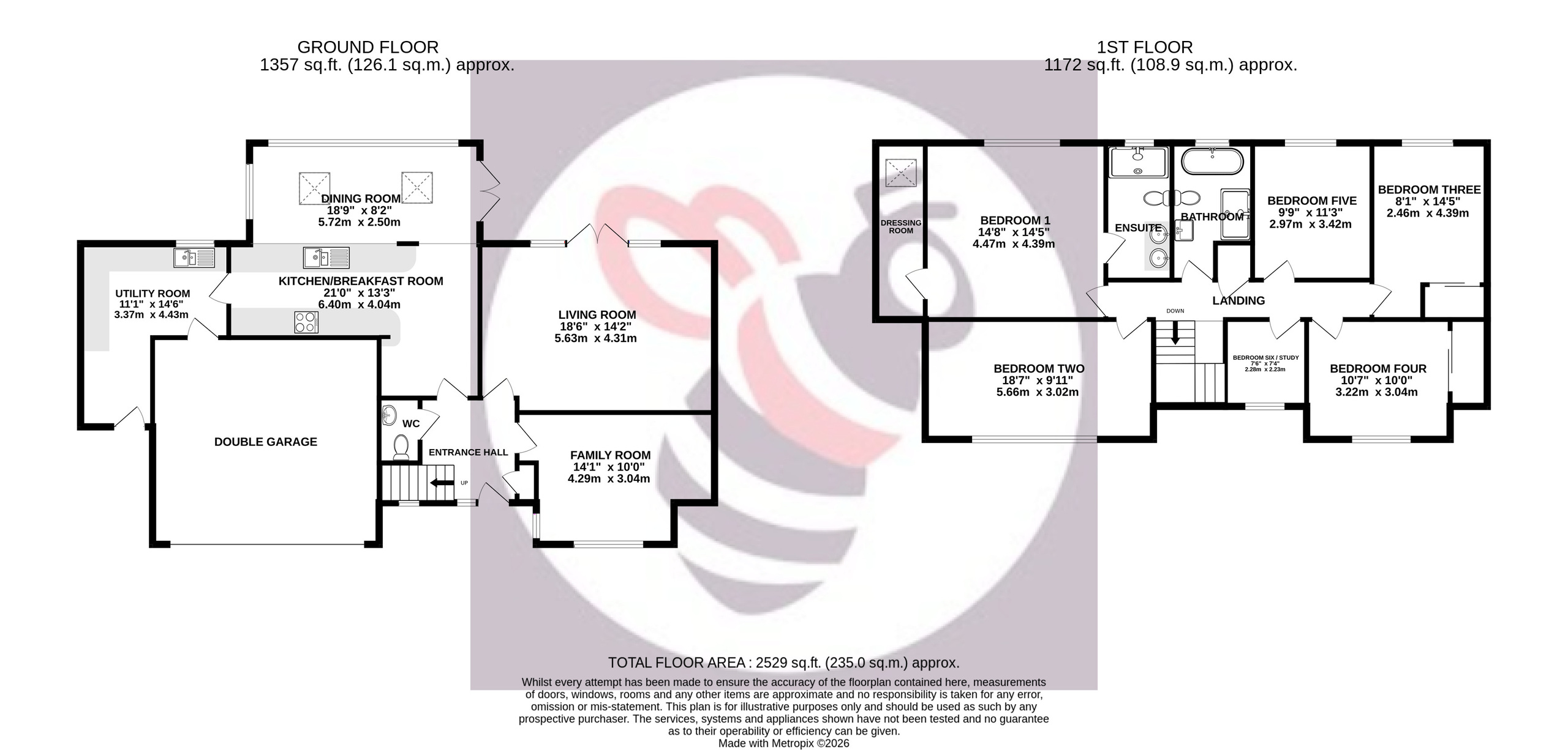 11 Garnet Field, Yateley floorplan
