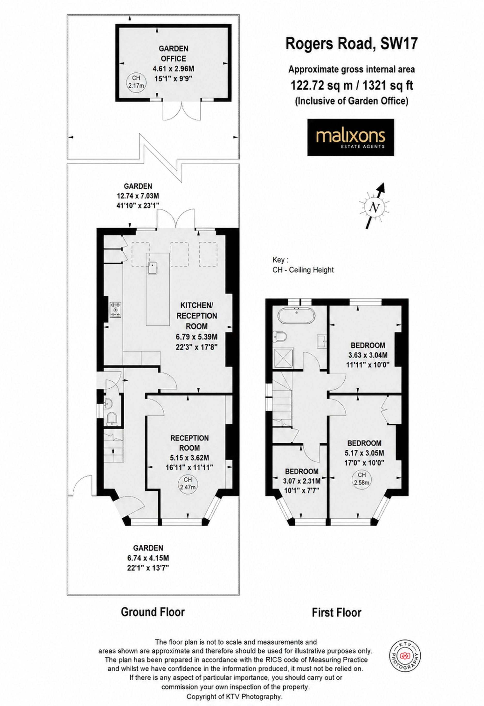 1 Rogers Road, London floorplan