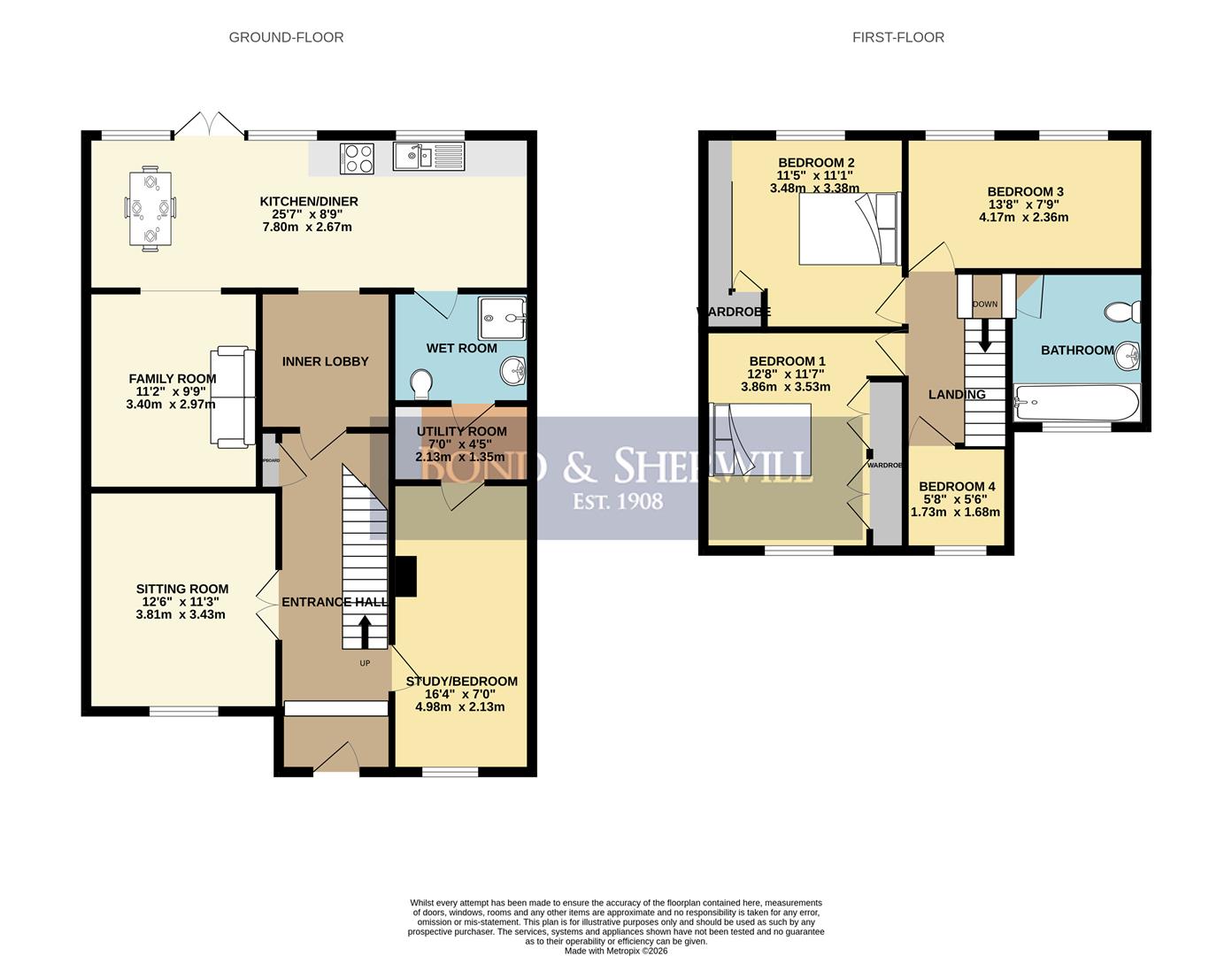 86, Chaldon Way, Coulsdon floorplan