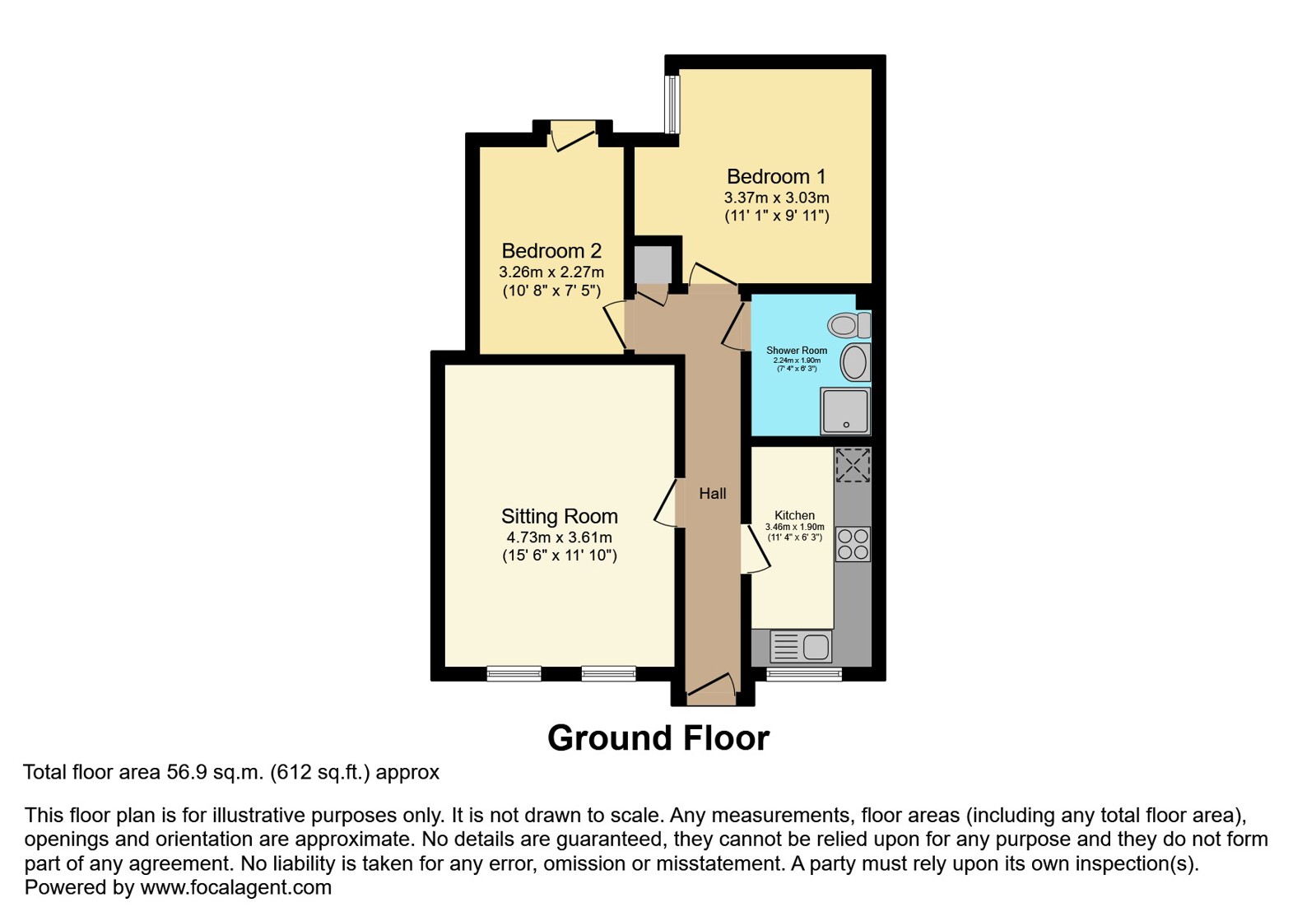 30, Avondale Court, Longwell Green floorplan