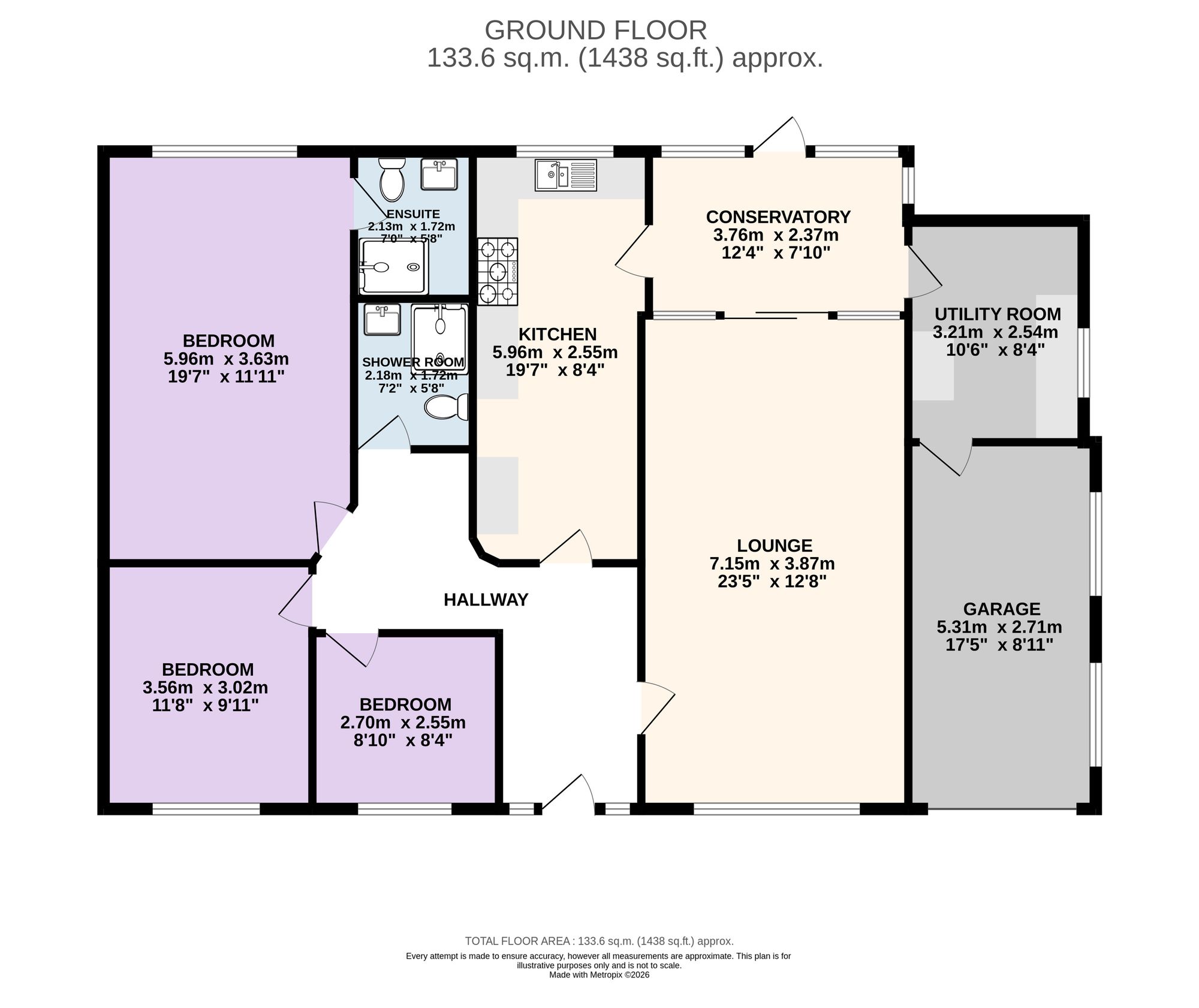 66 Wateringpool Lane, Preston floorplan