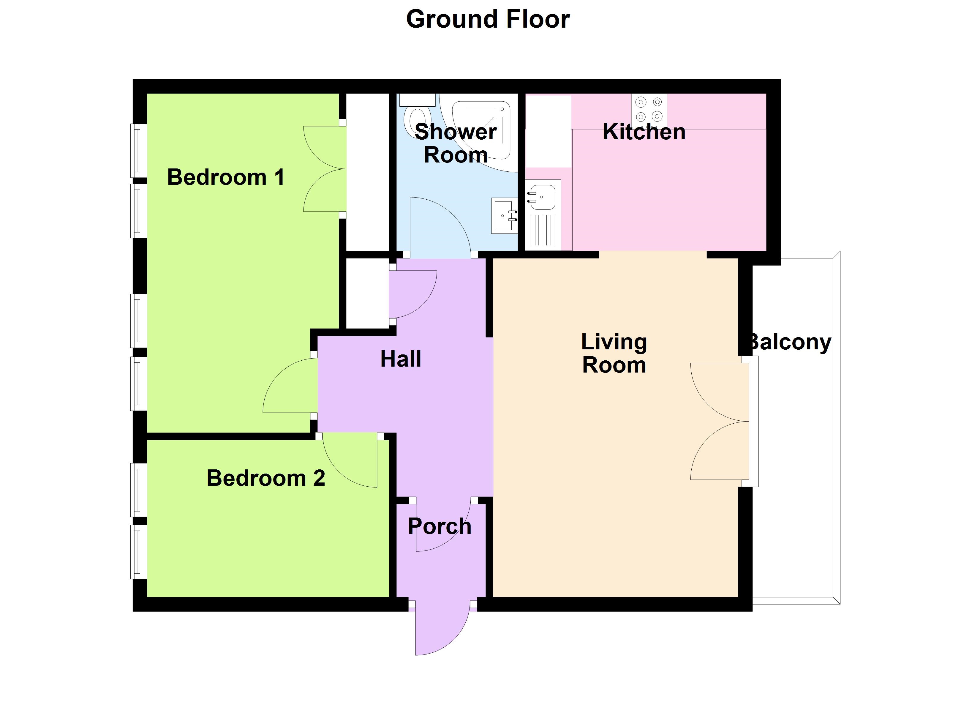 Flat 9 Islay Court 21-22,, Victoria Street, Pembrokeshire floorplan