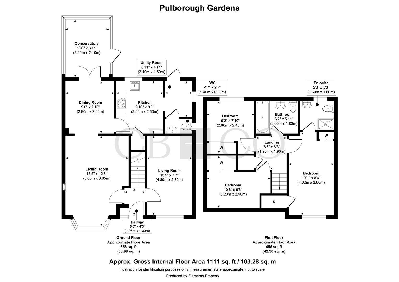 39, Pulborough Gardens, Derby floorplan