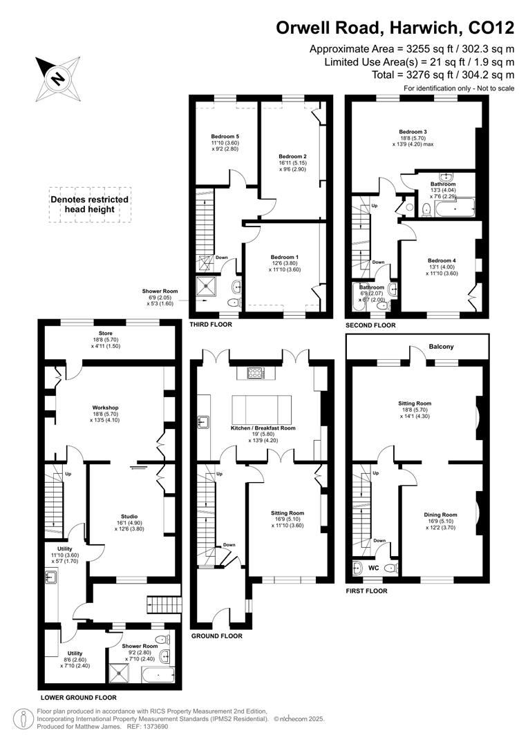7, Orwell Road, Harwich floorplan