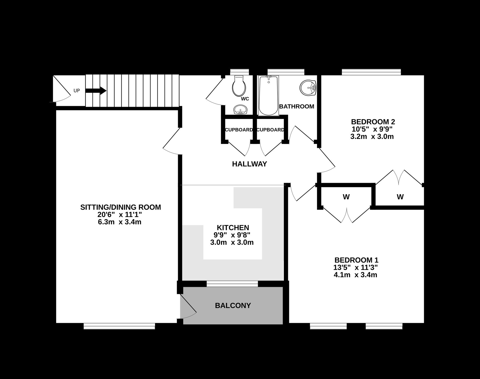 230 Hiltingbury Road, Hampshire floorplan