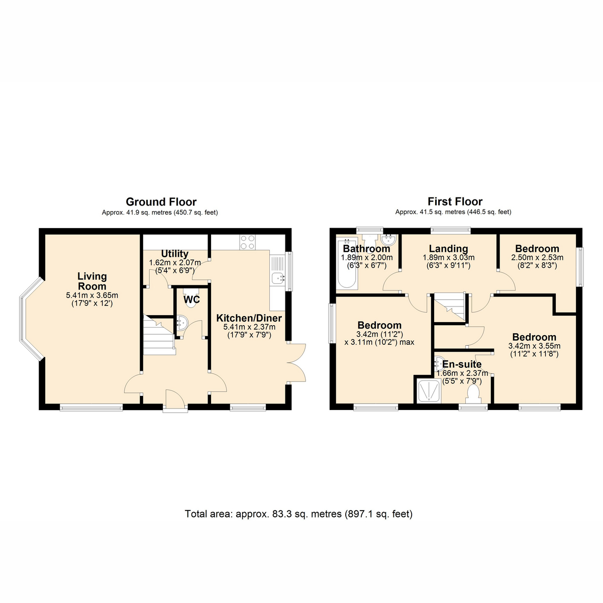 13, Easthope Way, Shrewsbury floorplan