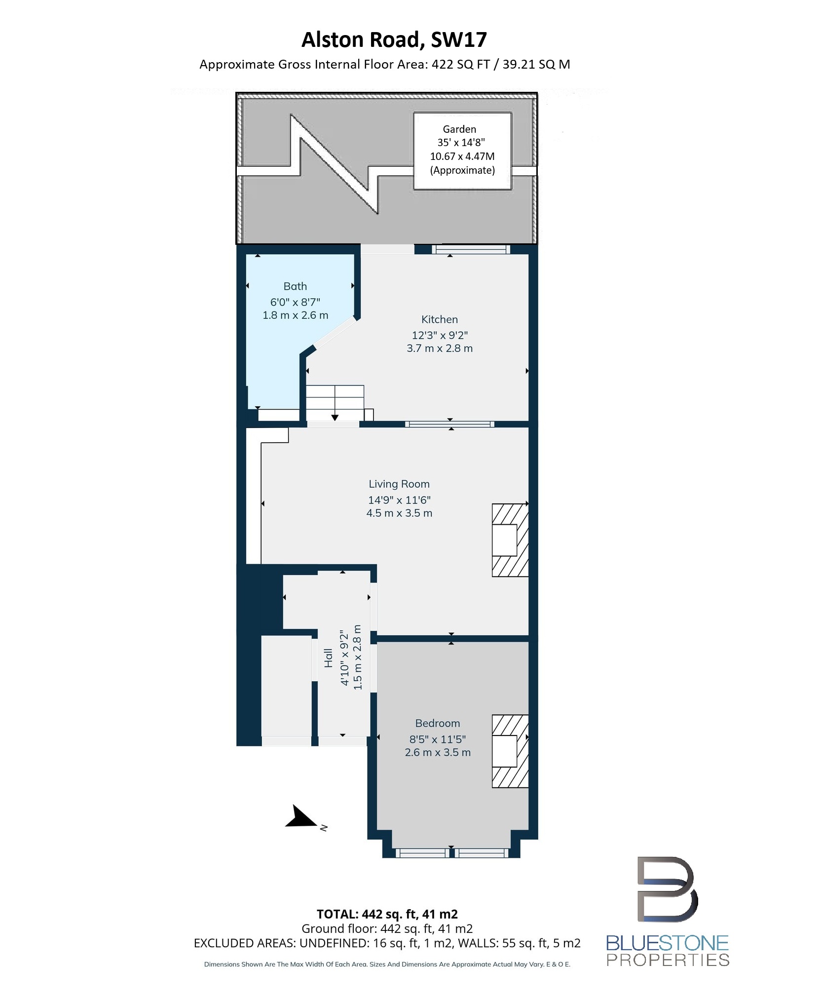 Alston Road, Tooting floorplan