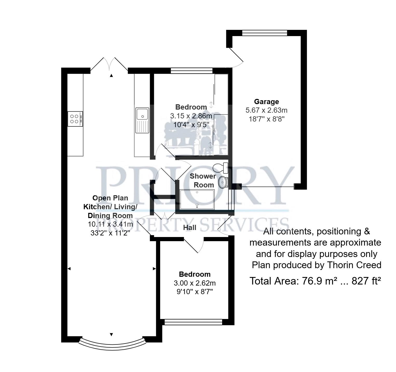 8, Clyde Avenue, Biddulph floorplan