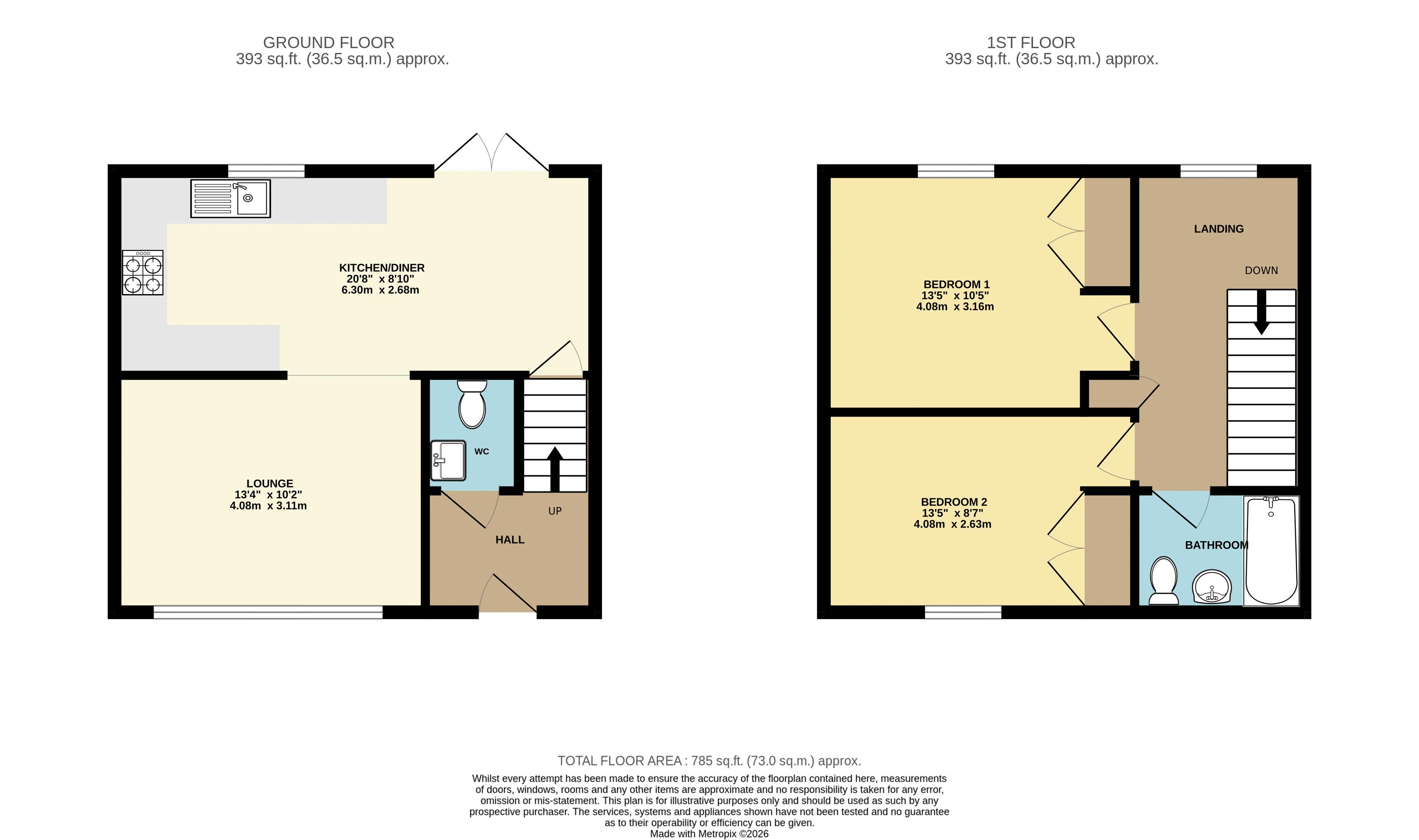 17, Merrick Close, Grantham floorplan