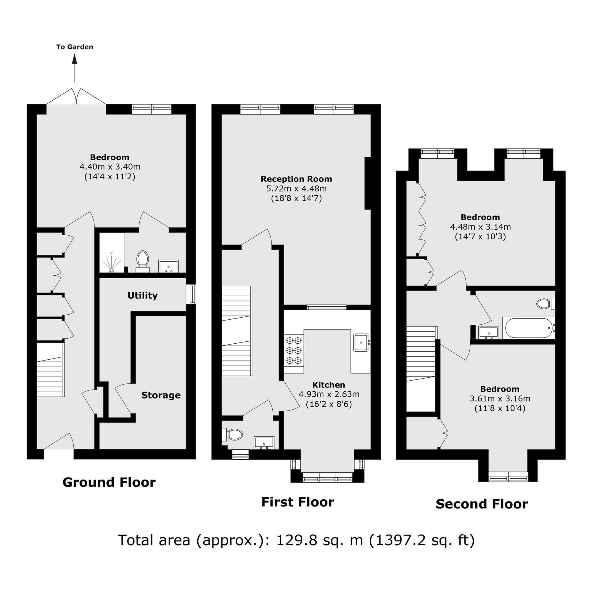 5 St. James Court, Brooks Road, London floorplan