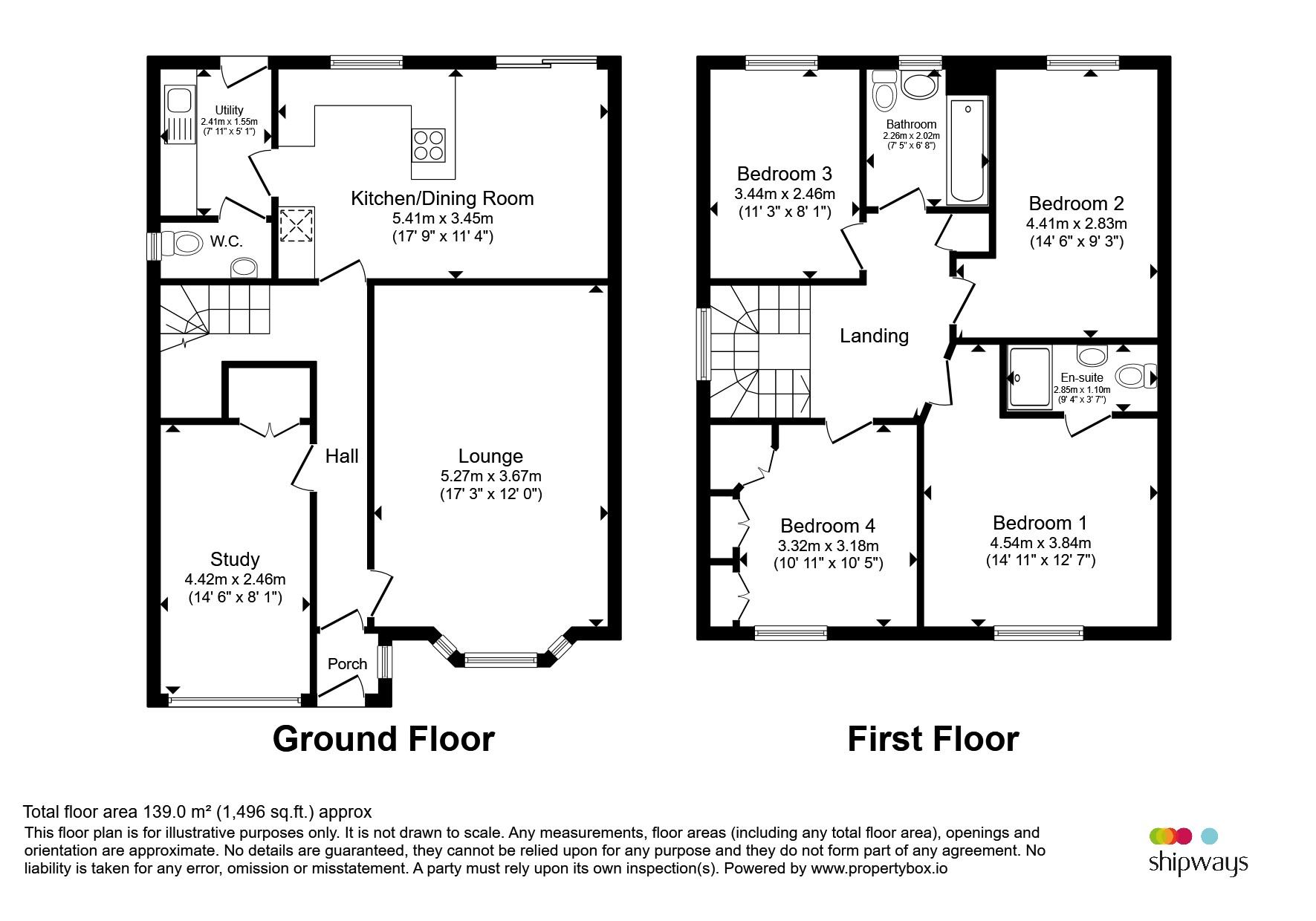 8, Briars Gardens, Kidderminster floorplan