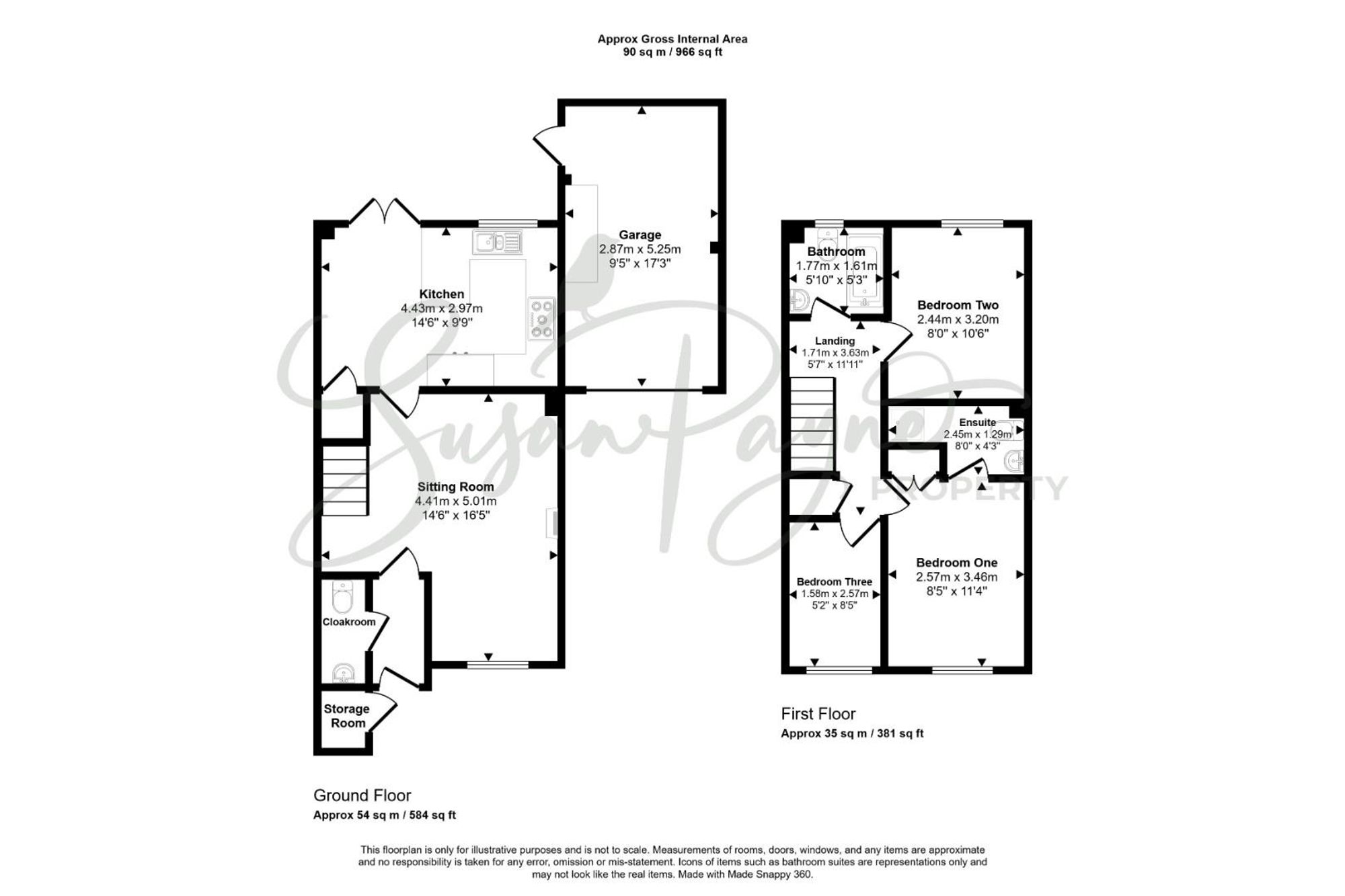 54, Snowberry Road, Newport floorplan