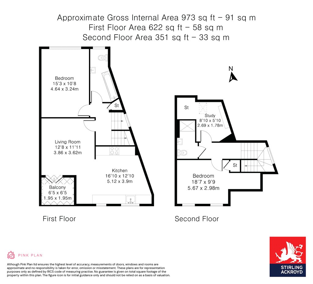 136A, Summer Road, Surrey floorplan