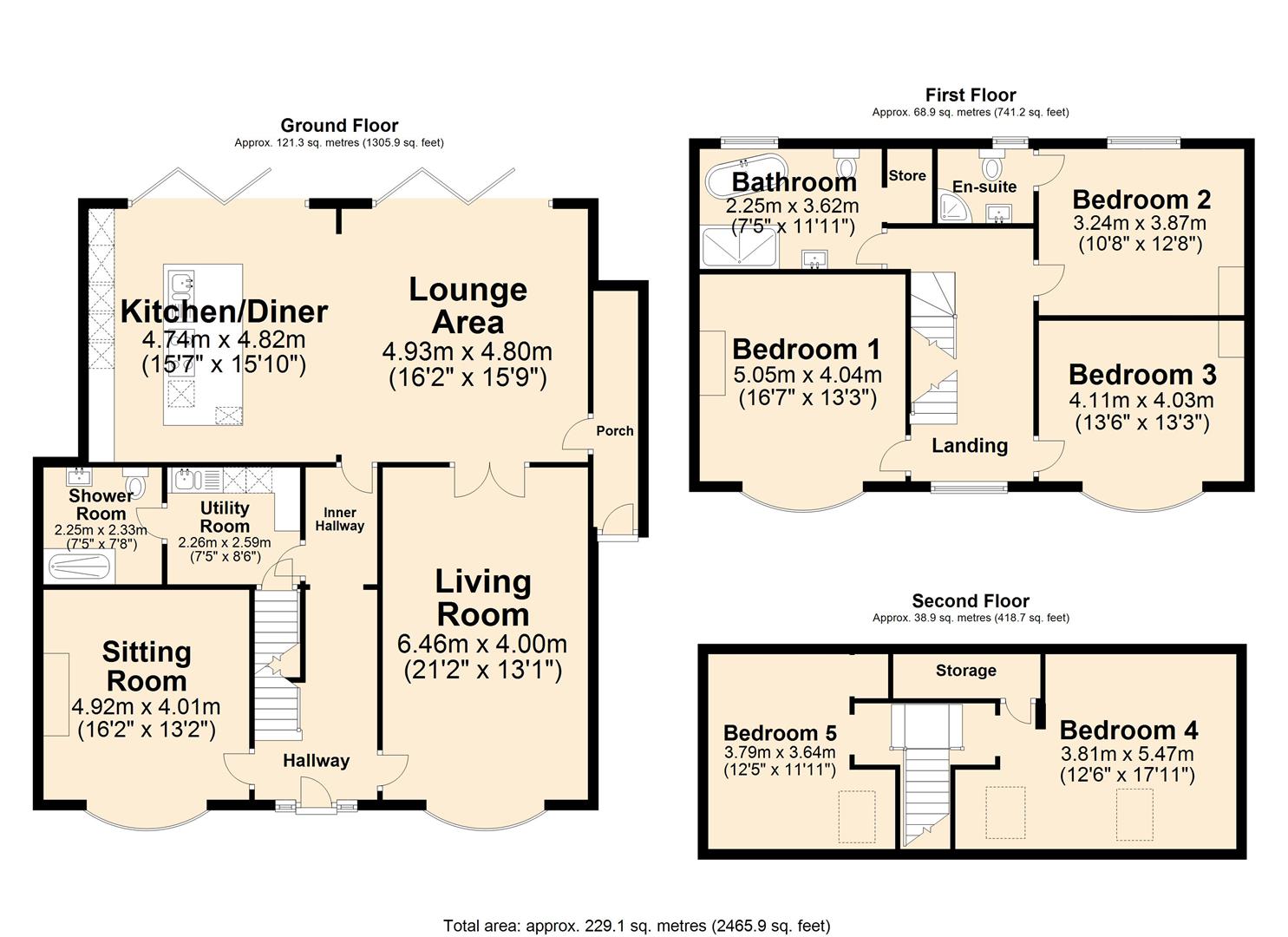 738, Chatsworth Road, Chesterfield floorplan