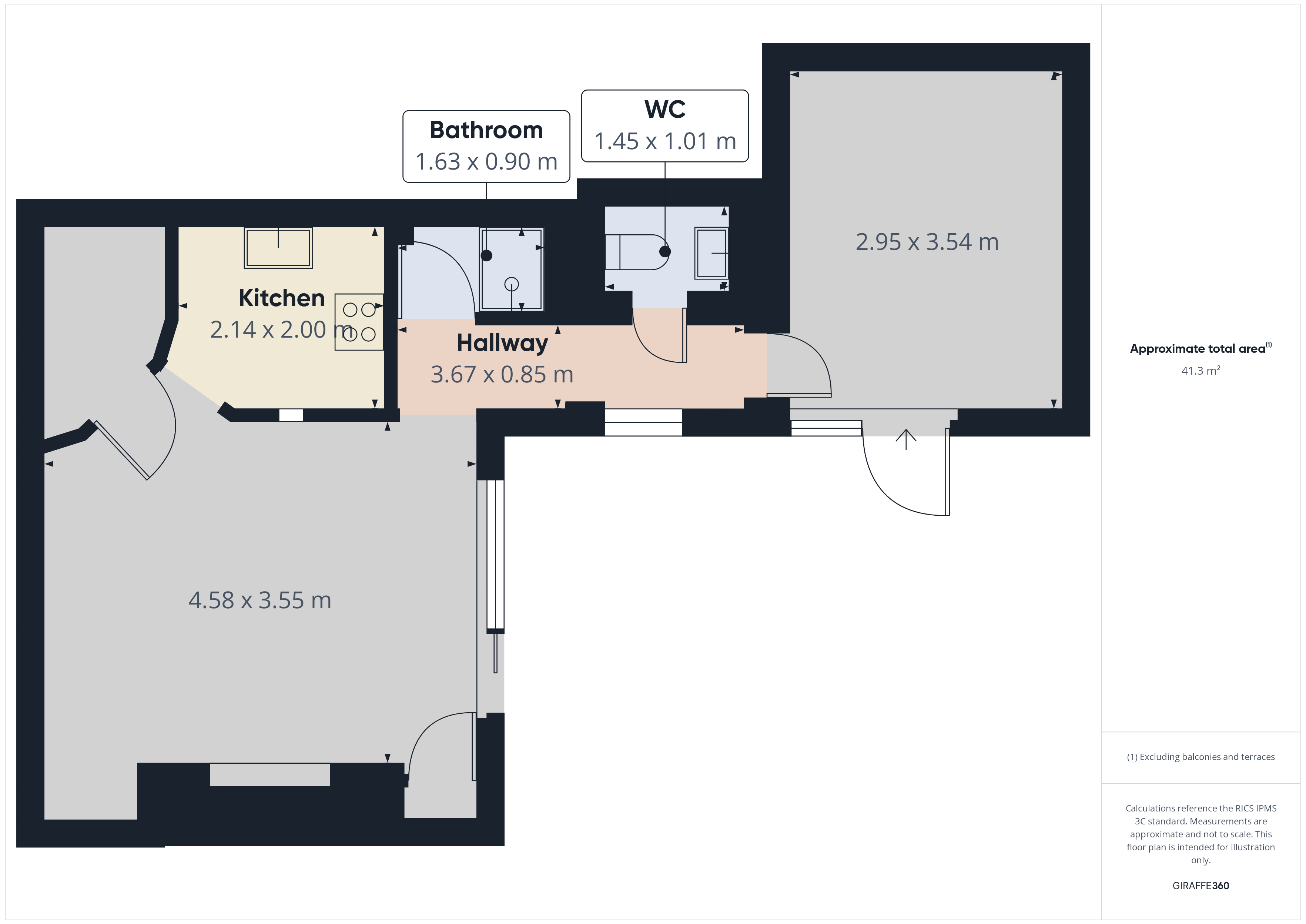 Flat 1, 9 Berkeley Place, Berkeley Place, Cheltenham, Cheltenham floorplan