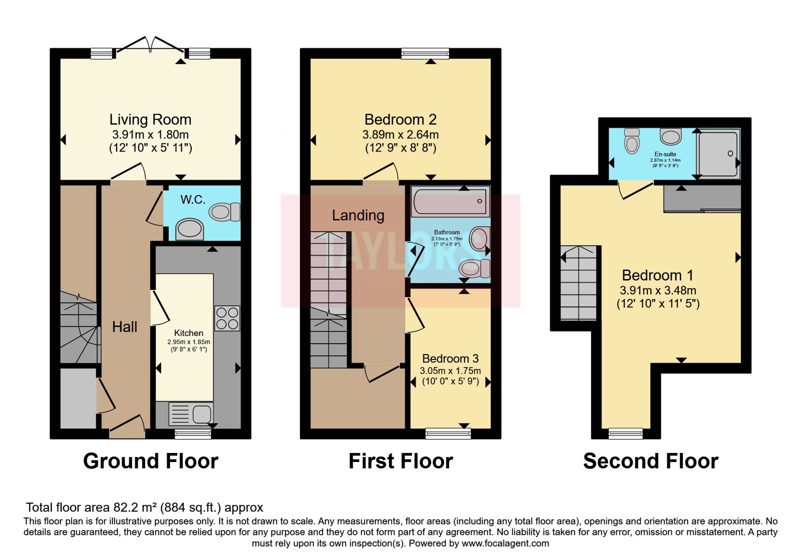 7, Sycamore Gardens, Biggleswade floorplan