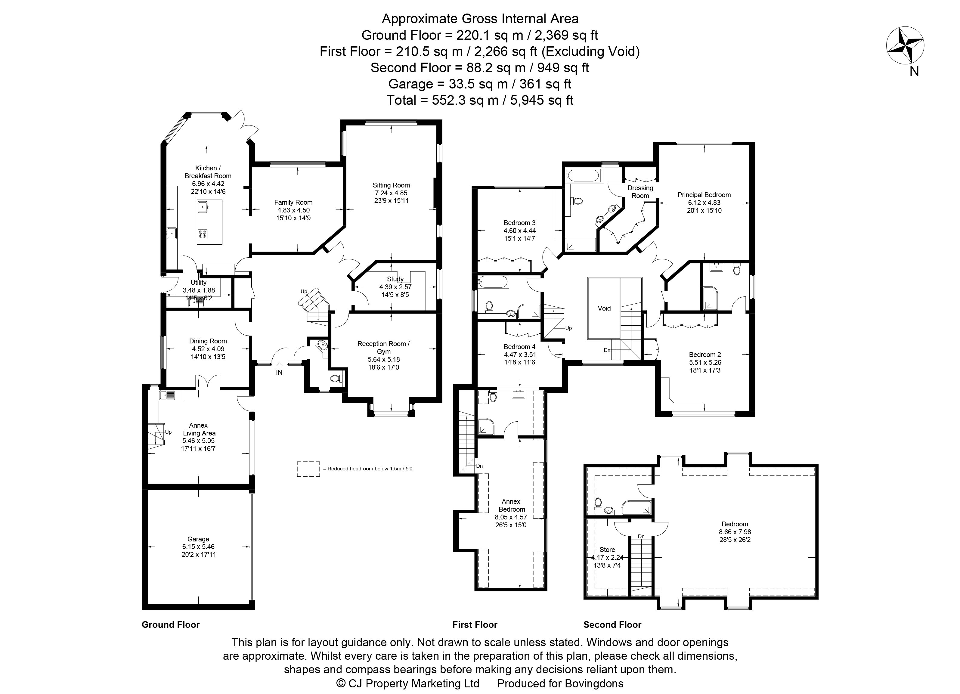Tanglin, 1, Penington Road, Buckinghamshire floorplan