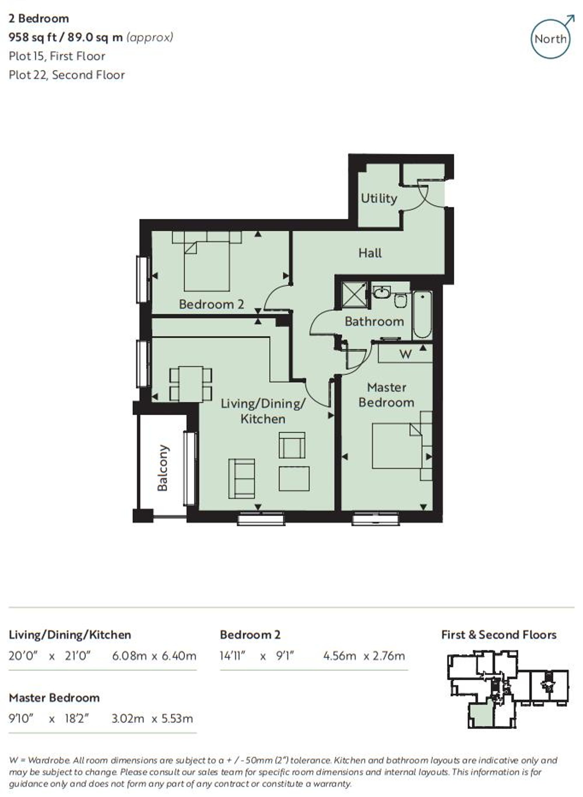 Flat 22, Lindfield Place, Worthing floorplan