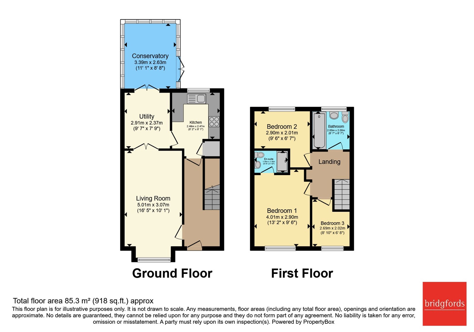 12, Moor Road, Wakefield floorplan
