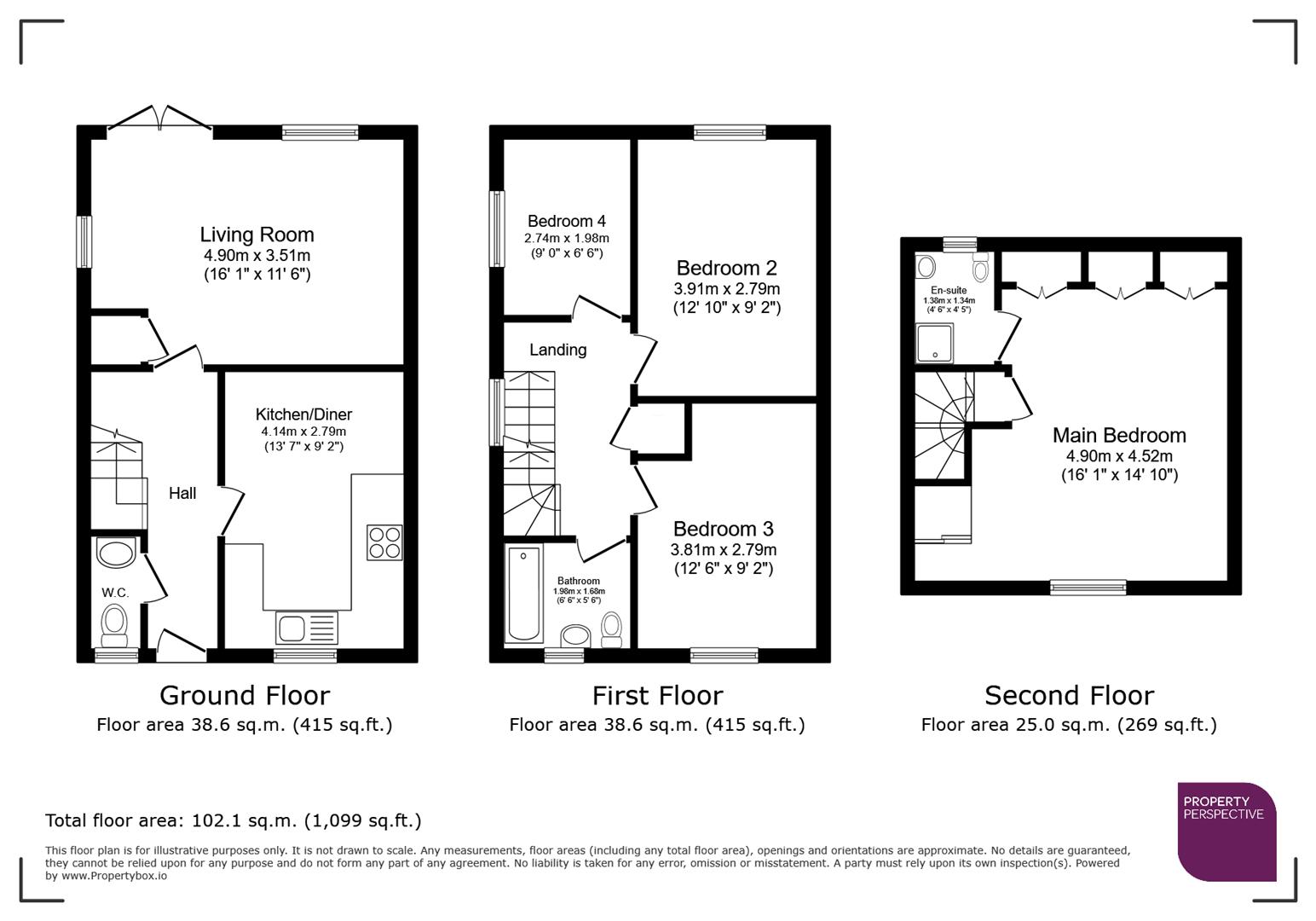 17, Wren Close, Derby floorplan