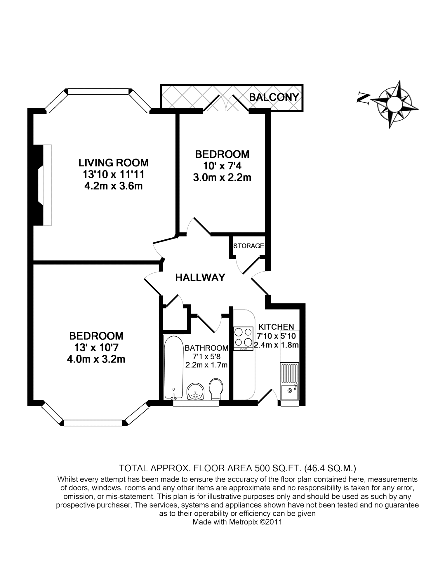 2 Bedrooms Flat to rent in Sherriff Road, West Hampstead NW6