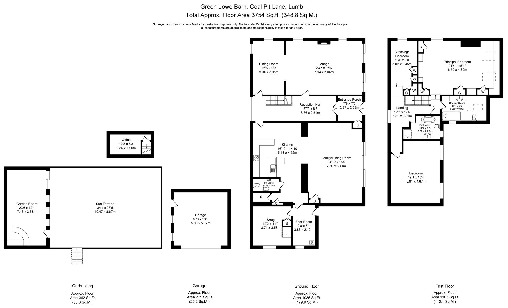 Green Lowe Barn Coal Pit Lane, Rossendale floorplan