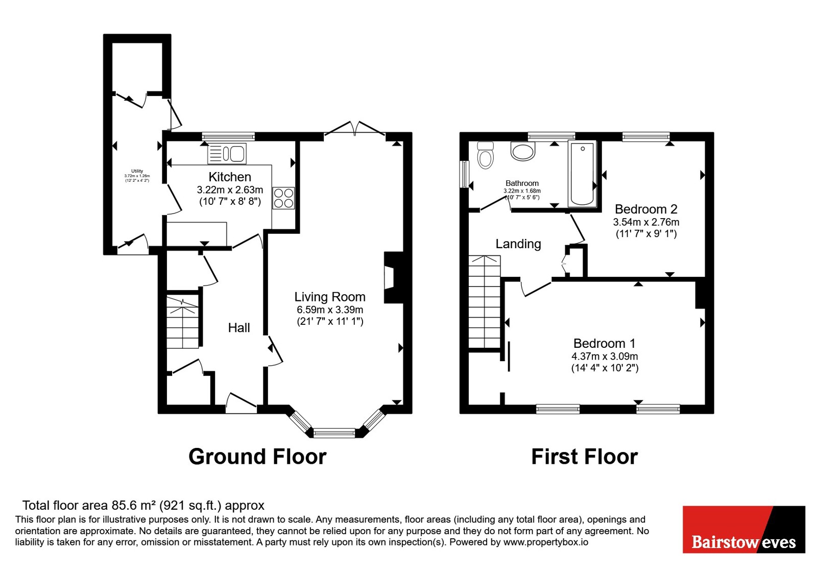 61, Birchfield Way, West Midlands floorplan