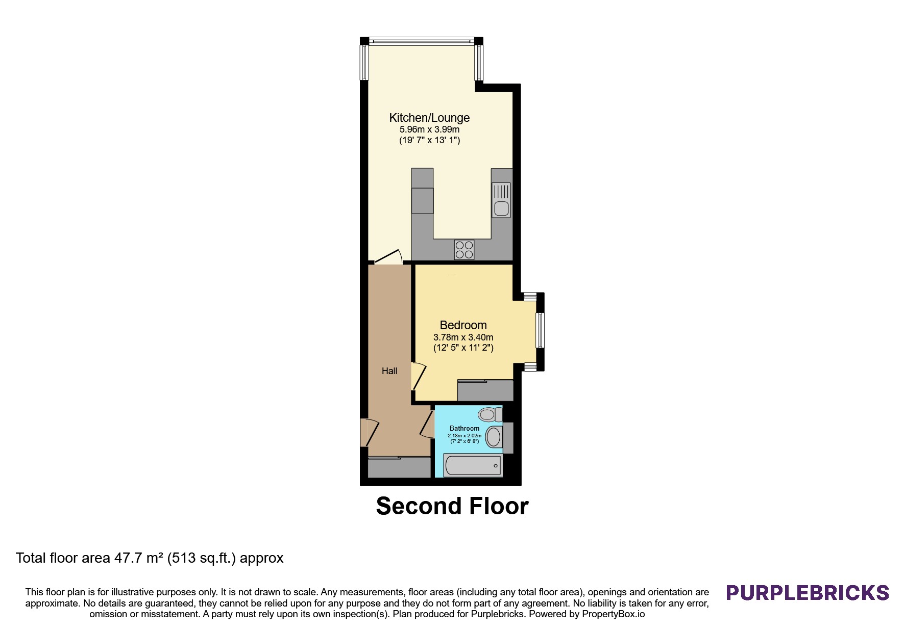 Flat G, 211, Romford Road, London floorplan