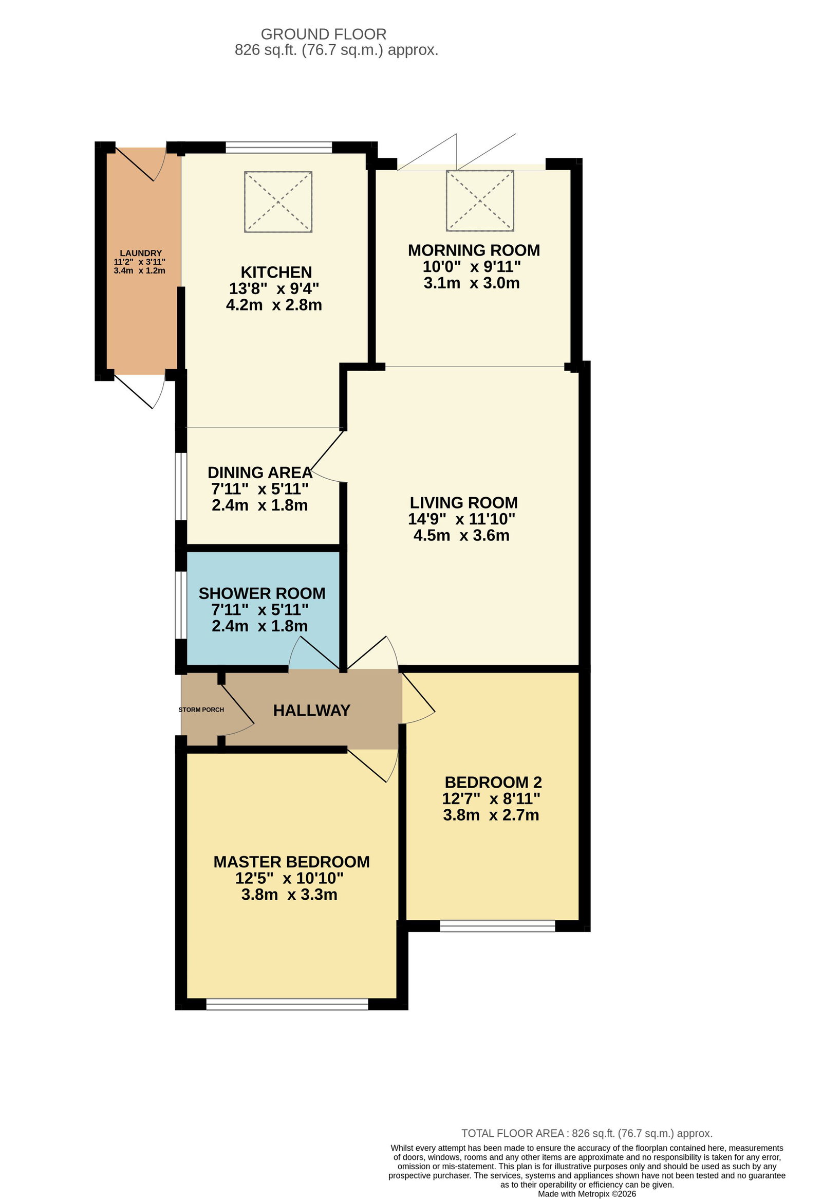 Low Wood Road, Manchester floorplan