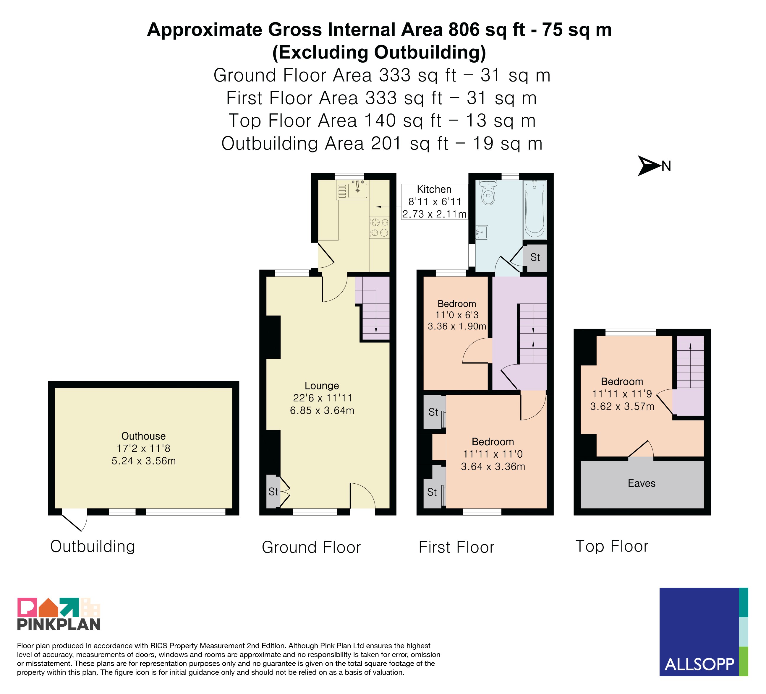 68, West Common, Harpenden floorplan