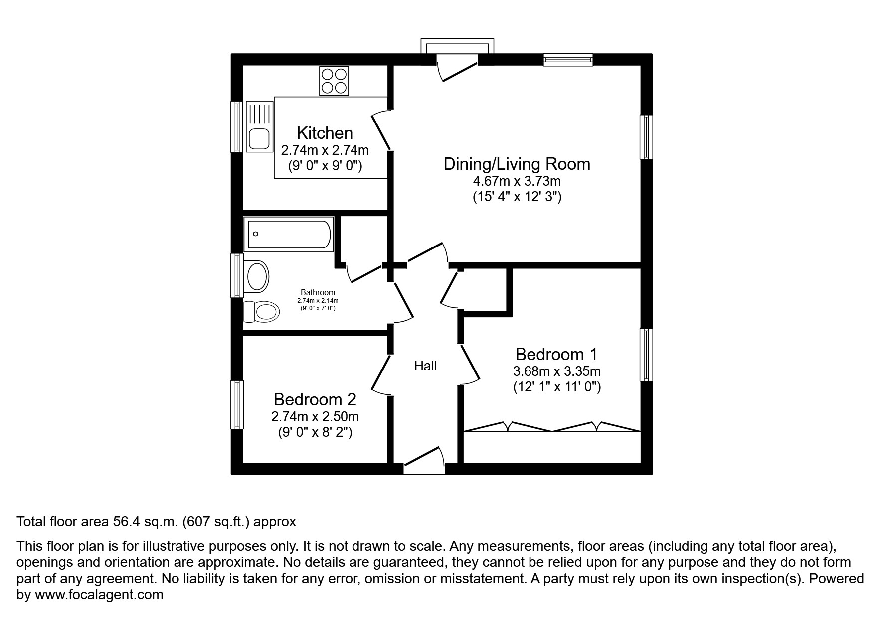 4, Charterhouse Close, Brackley floorplan
