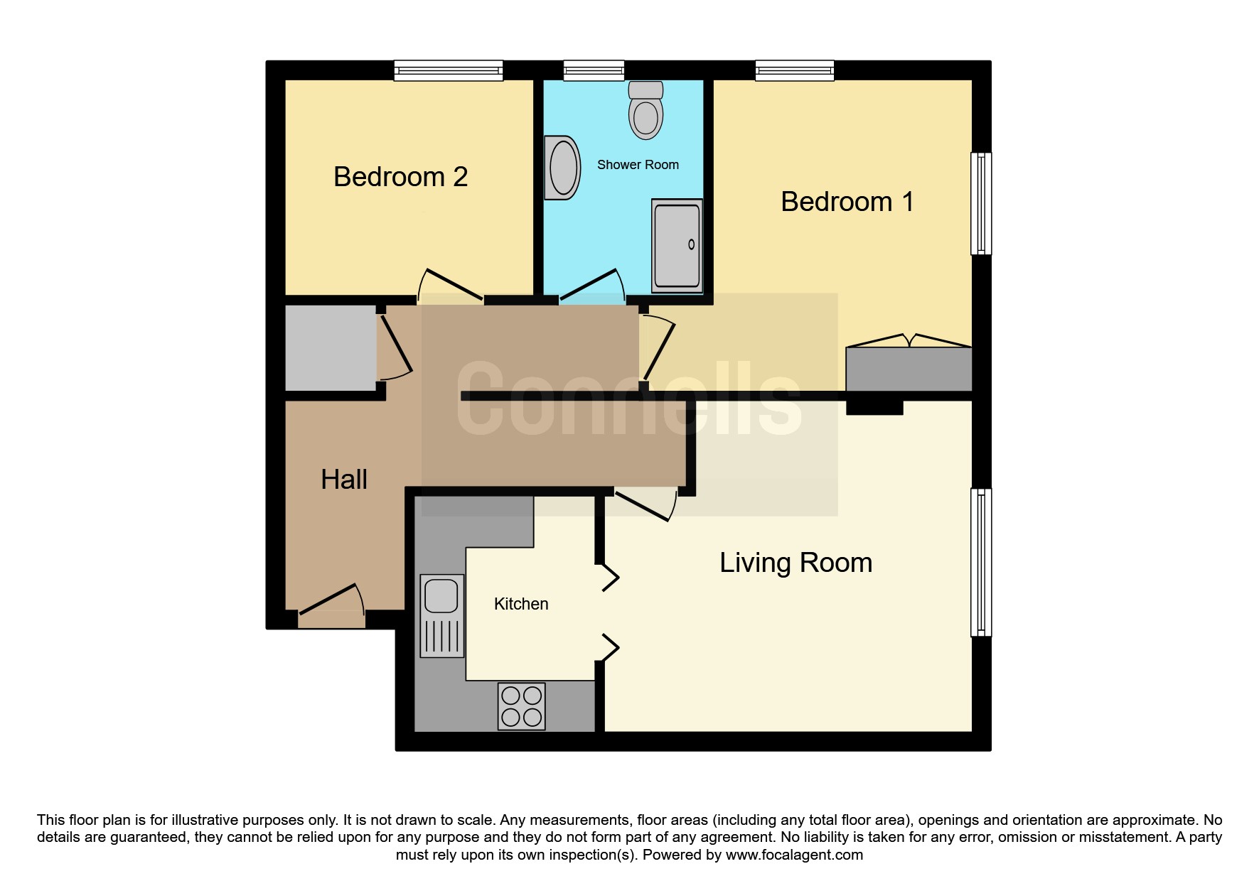 Flat 2, Barnaby Mill, Barnaby Mead, Gillingham floorplan