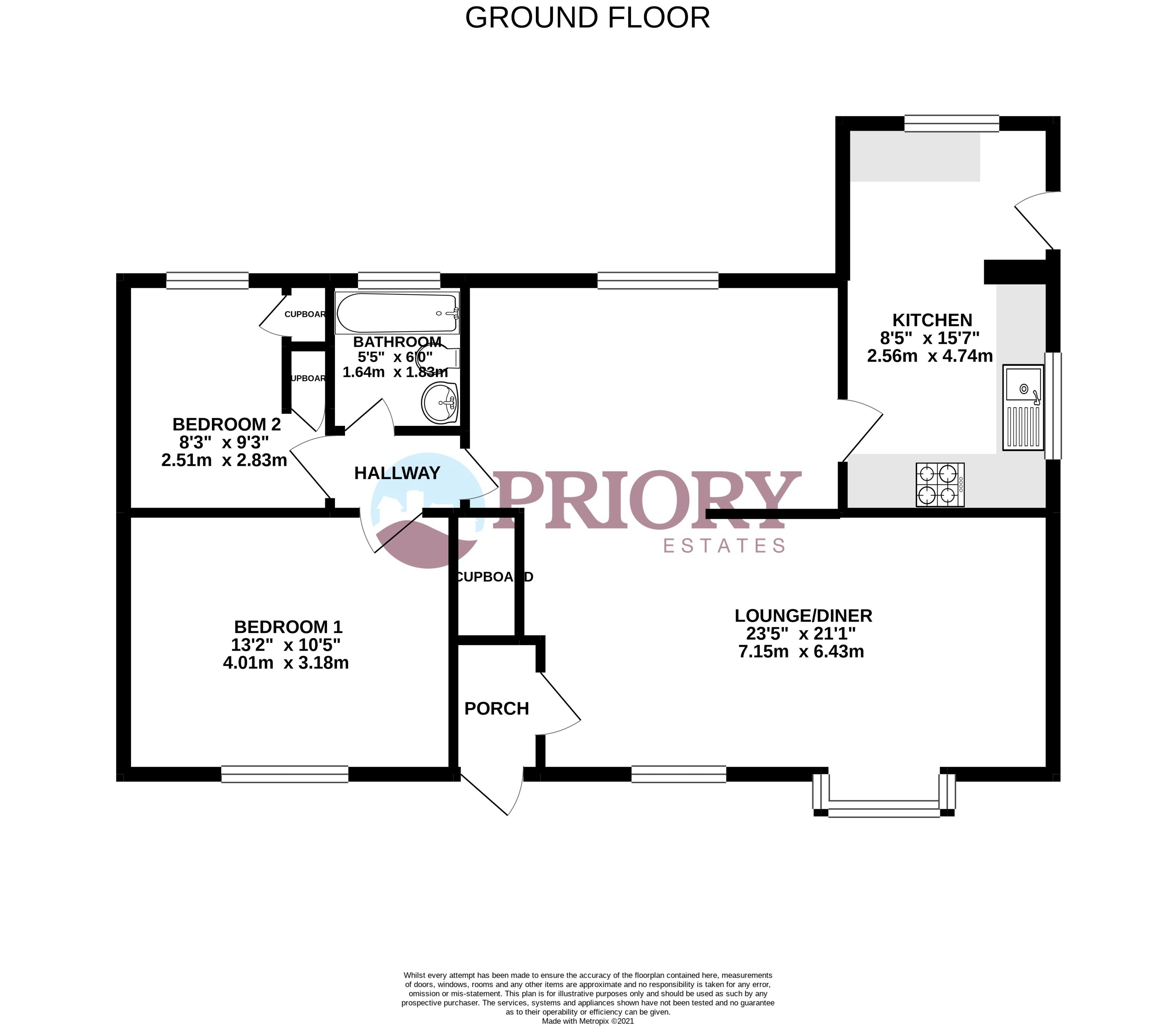 34, Wavring Avenue, Frinton On Sea floorplan