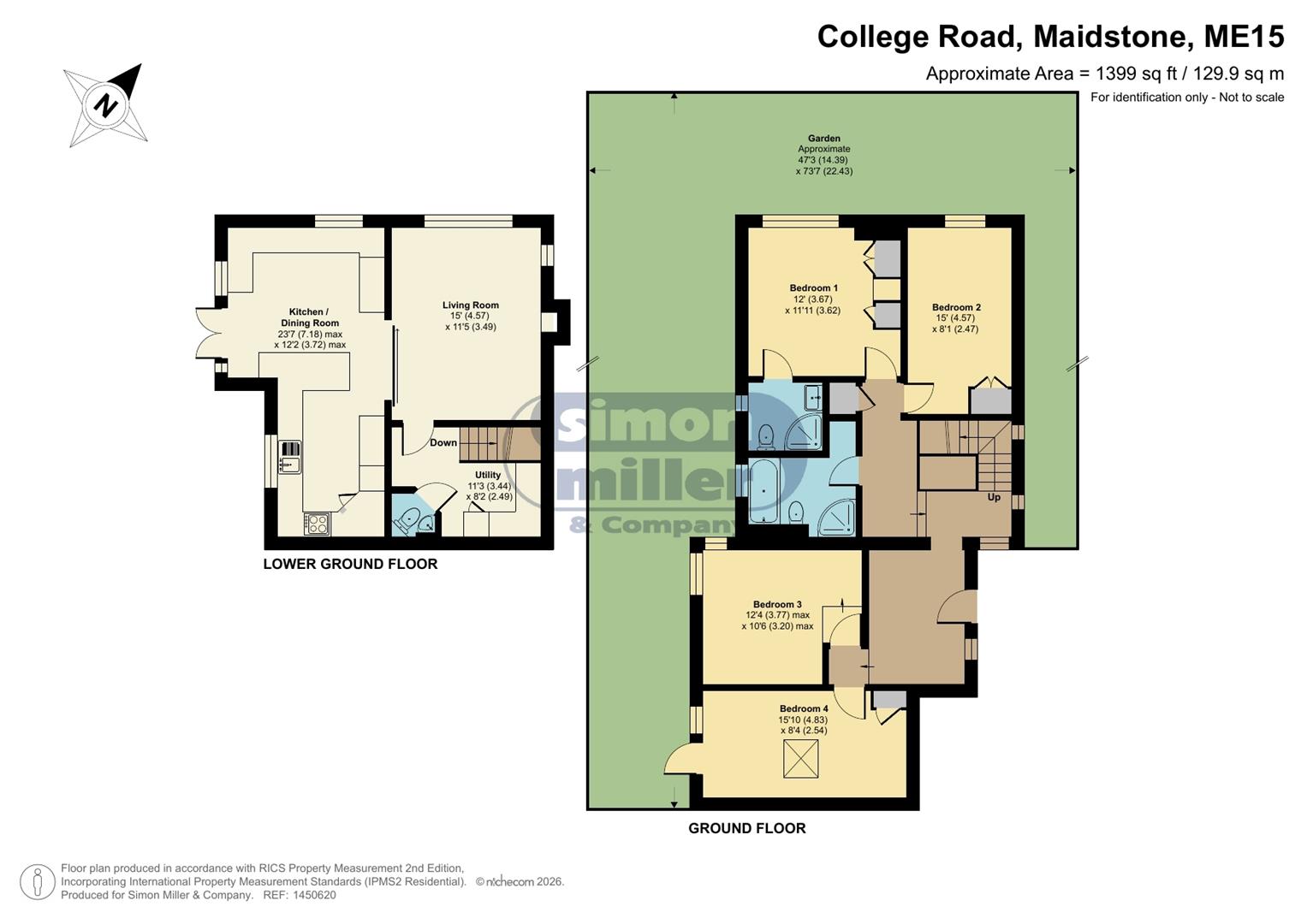84, College Road, Maidstone floorplan