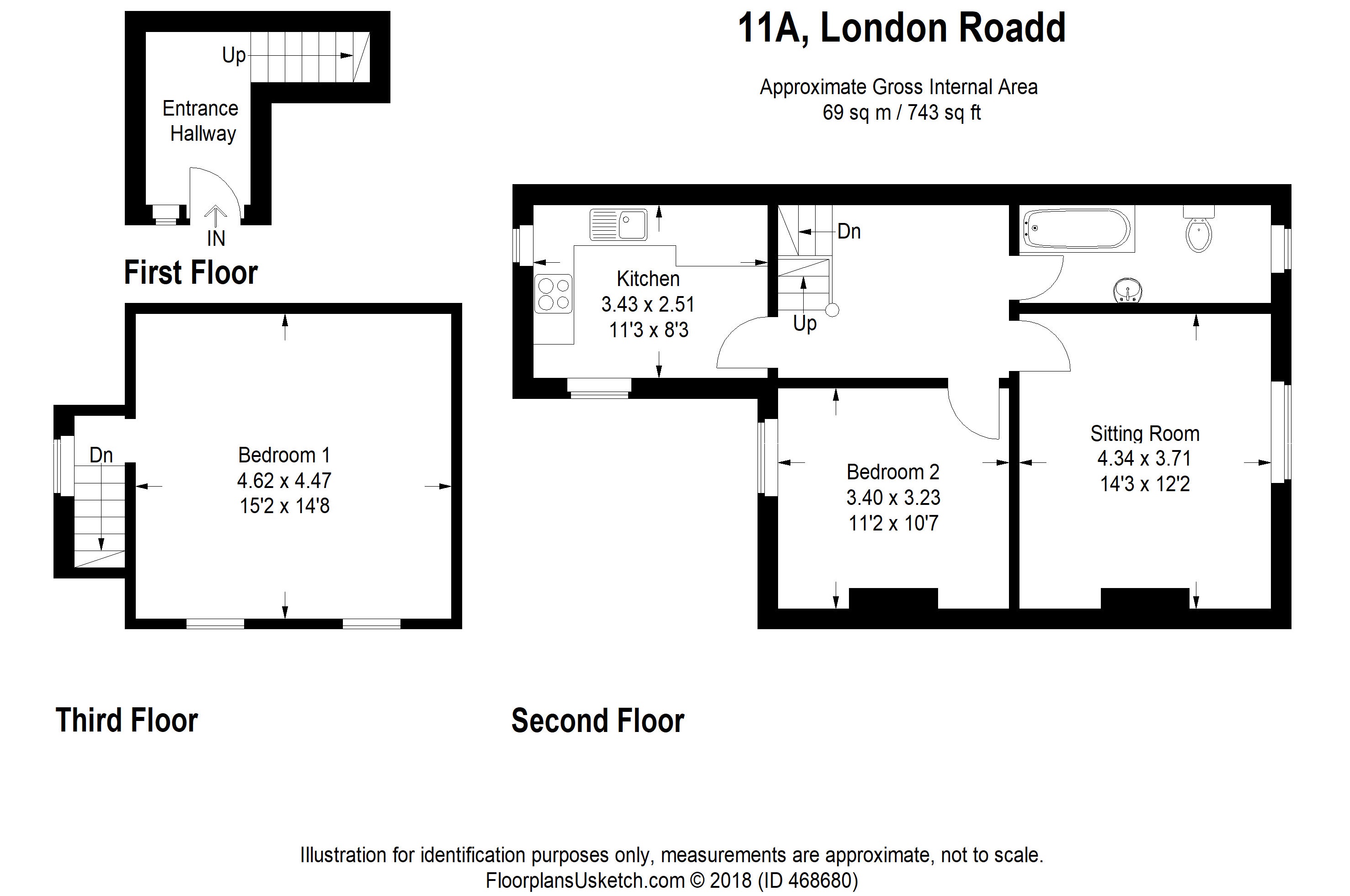 2 Bedrooms Flat for sale in London Road, Newbury RG14