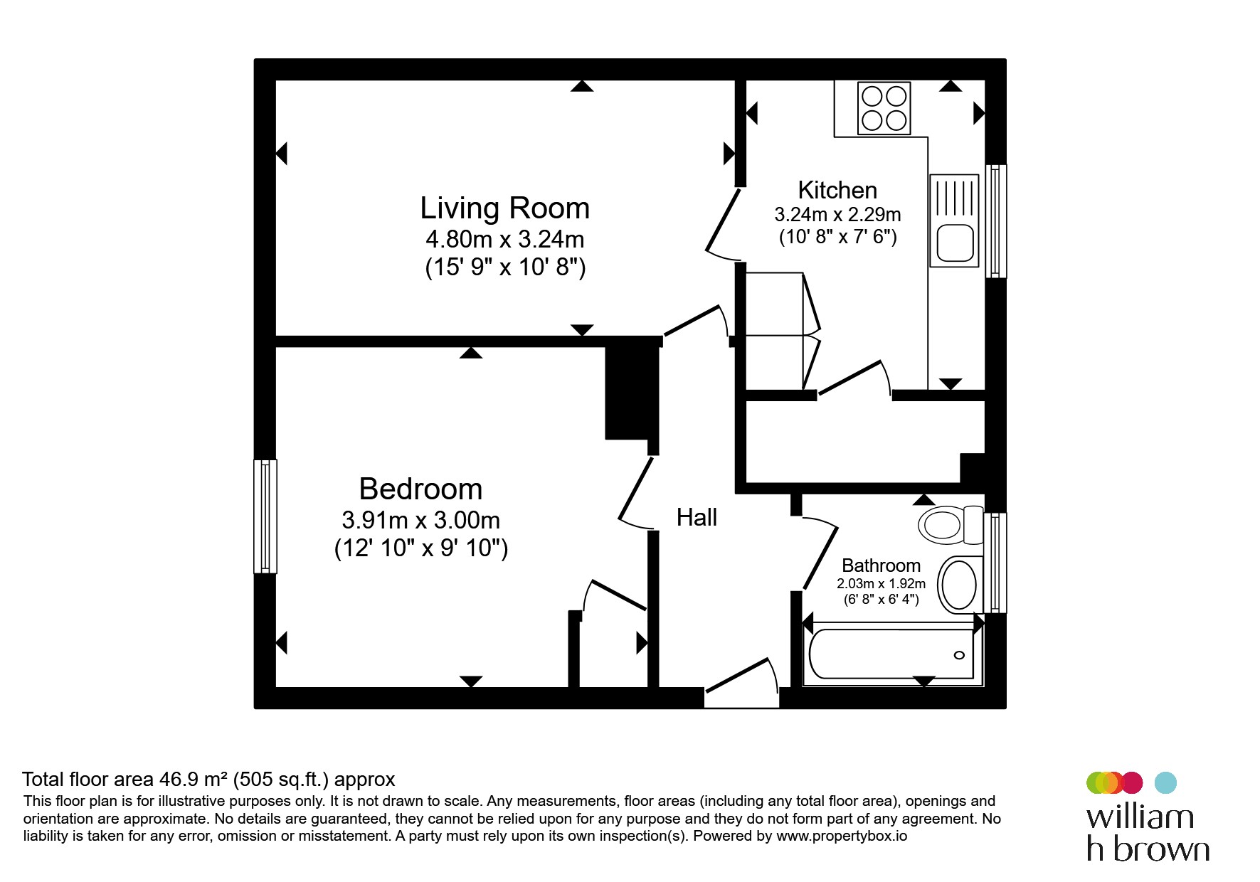 13, Cinderhill Walk, Nottingham floorplan
