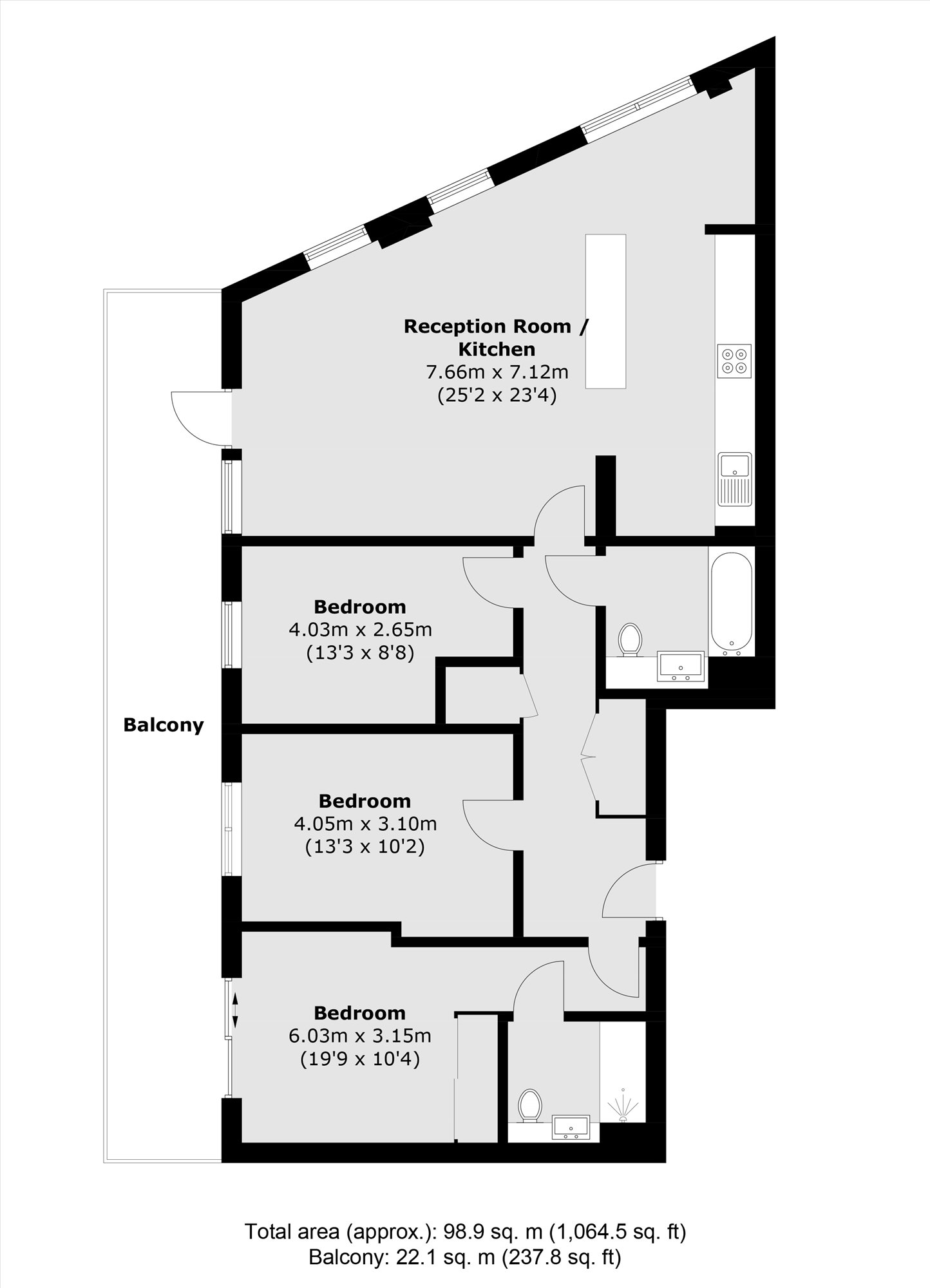 Healum Avenue, Southall floorplan