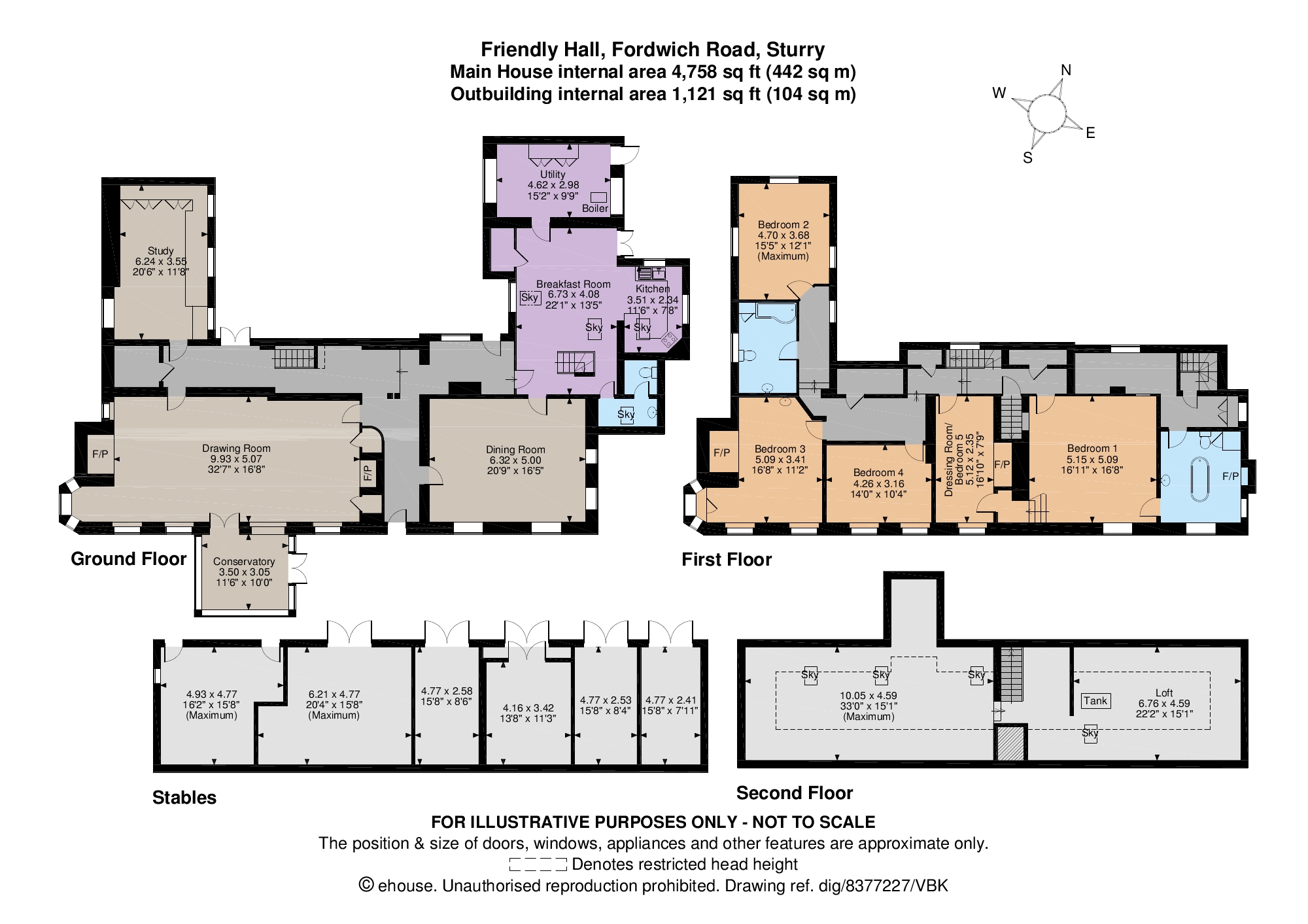 5 Bedrooms Detached house for sale in Fordwich Road, Fordwich, Canterbury, Kent CT2